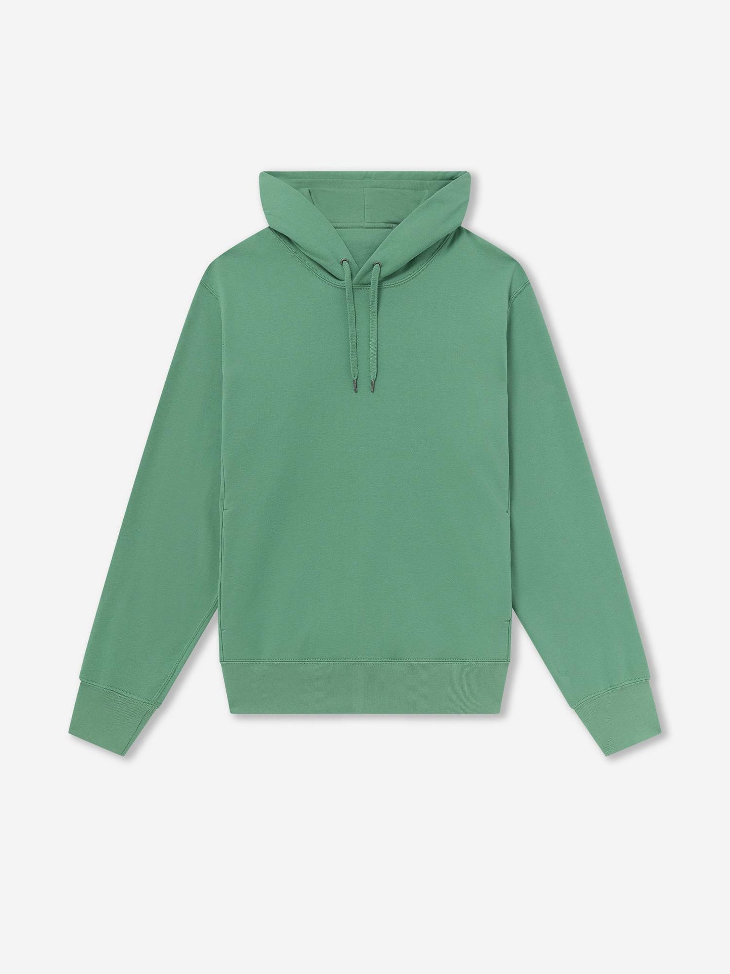 GREEN_HOODIE - Flat Lay - 1 x Shots - Front