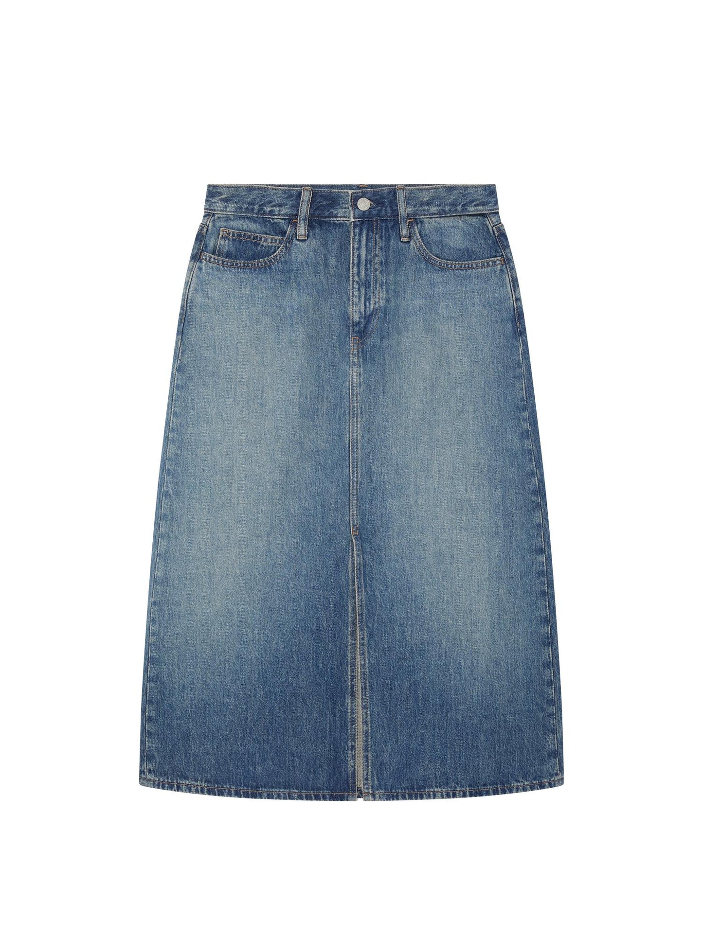DENIM_SKIRT - Hanging - 1 x Shots - Front