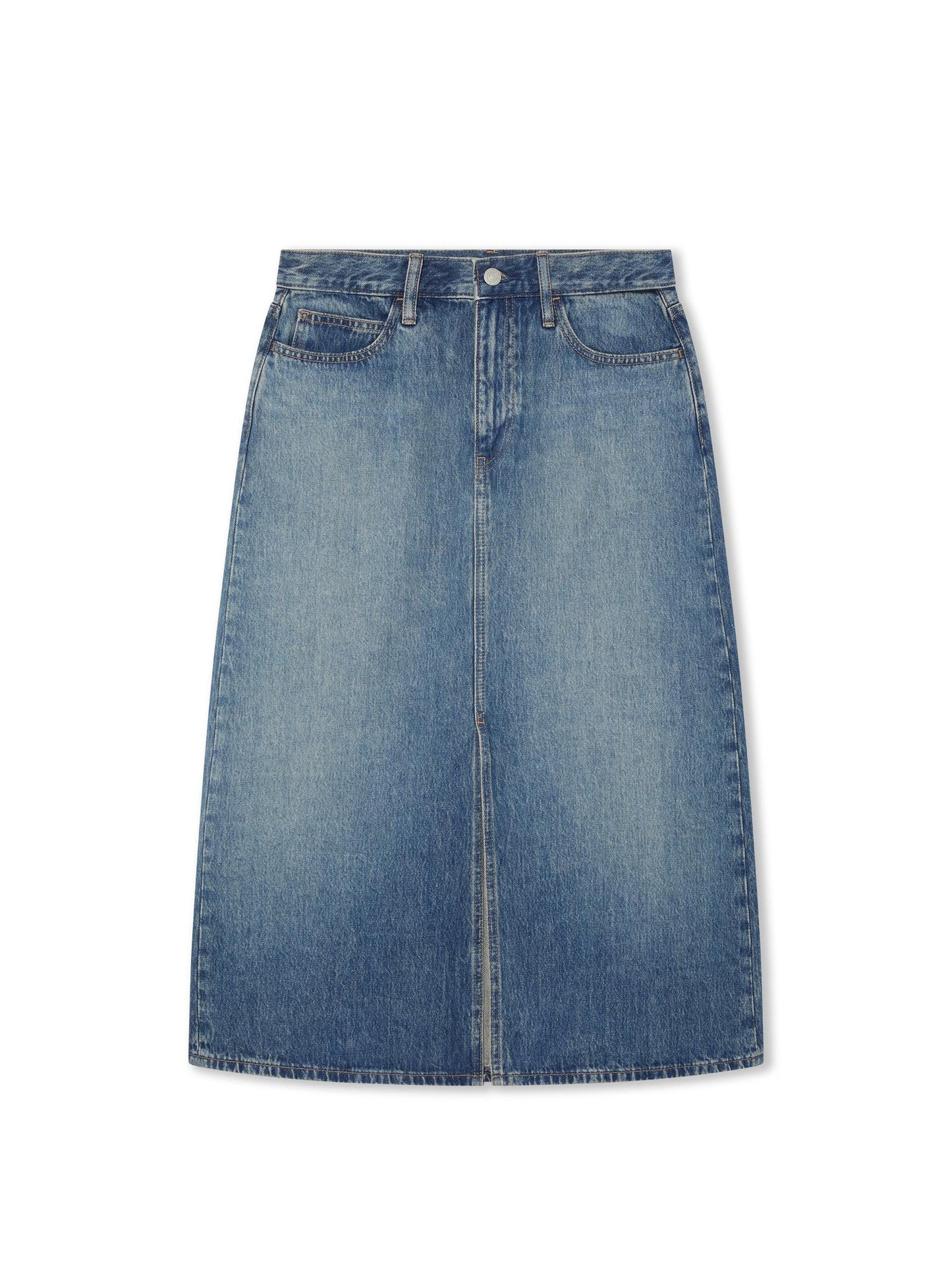 DENIM_SKIRT - Hanging - 1 x Shots - Front