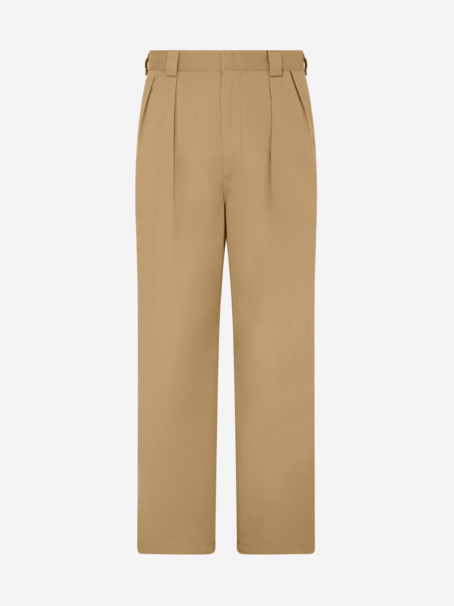TAN_WIDELEG_TROUSER - Mannequin - 1 x Shots - Front