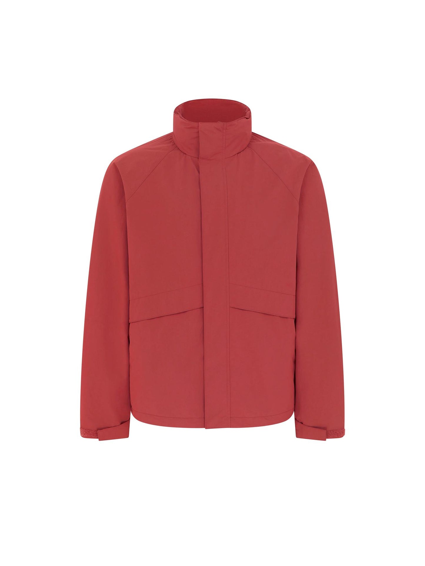 RED_HIGHNECK_JACKET - Mannequin - 1 x Shots - Front