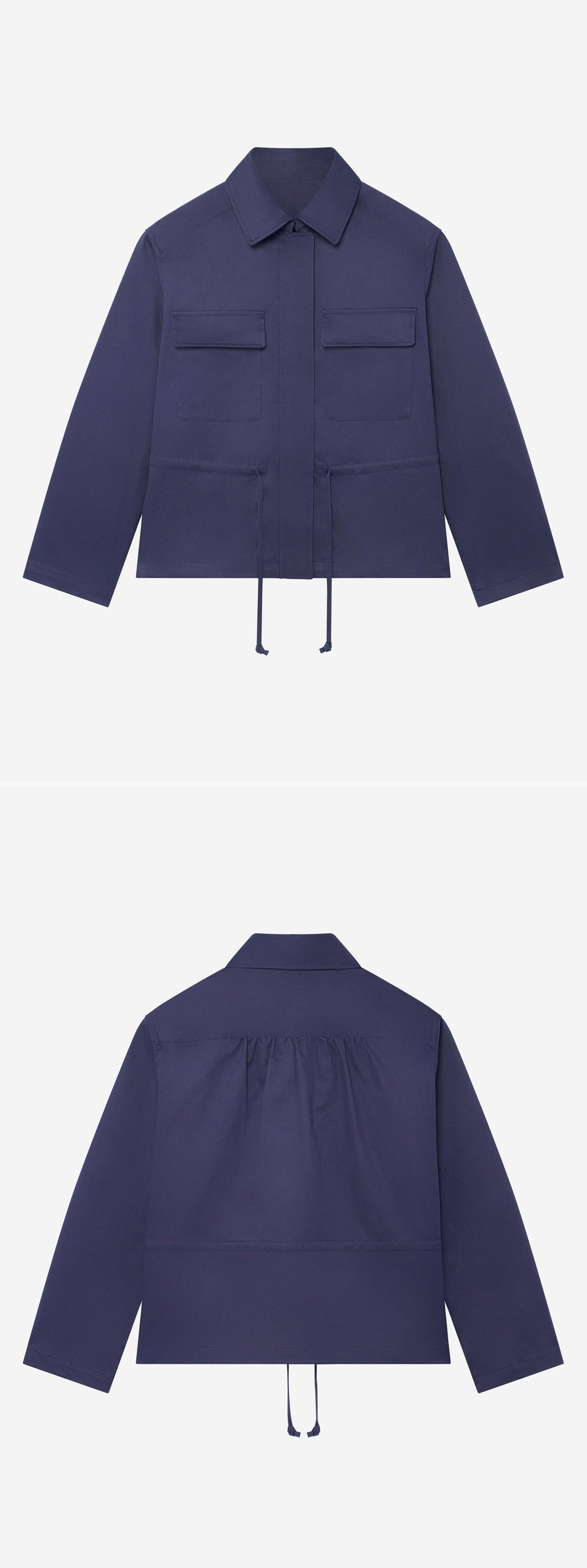 BLUE_JACKET - Hanging - 2 x Shots - Front + Back