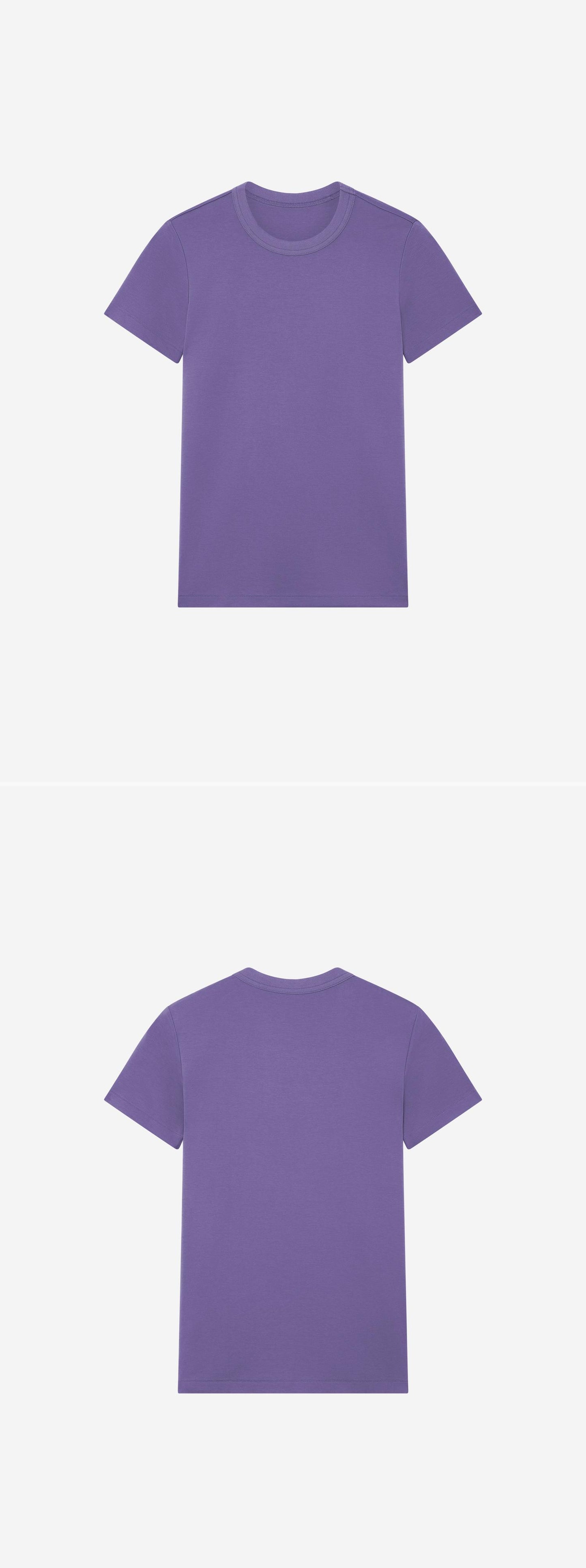 PURPLE_TSHIRT - Hanging - 2 x Shots - Front + Back