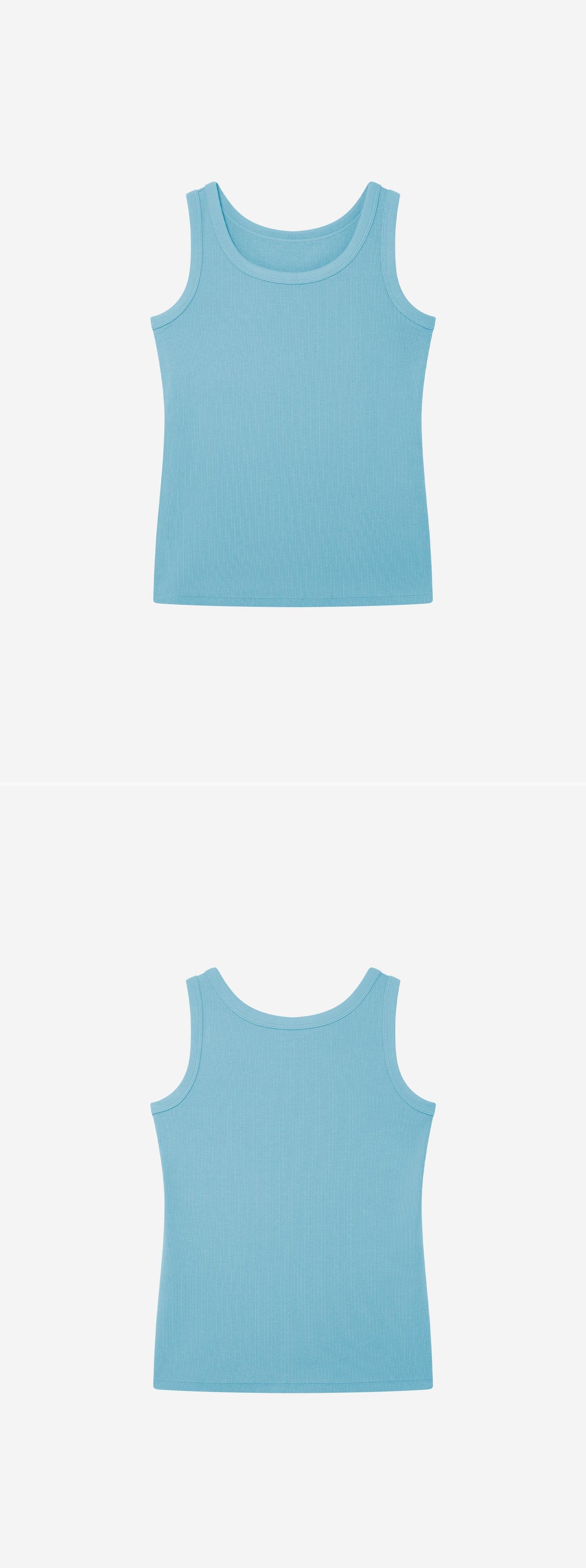 TURQUOISE_VEST - Hanging - 2 x Shots - Front + Back