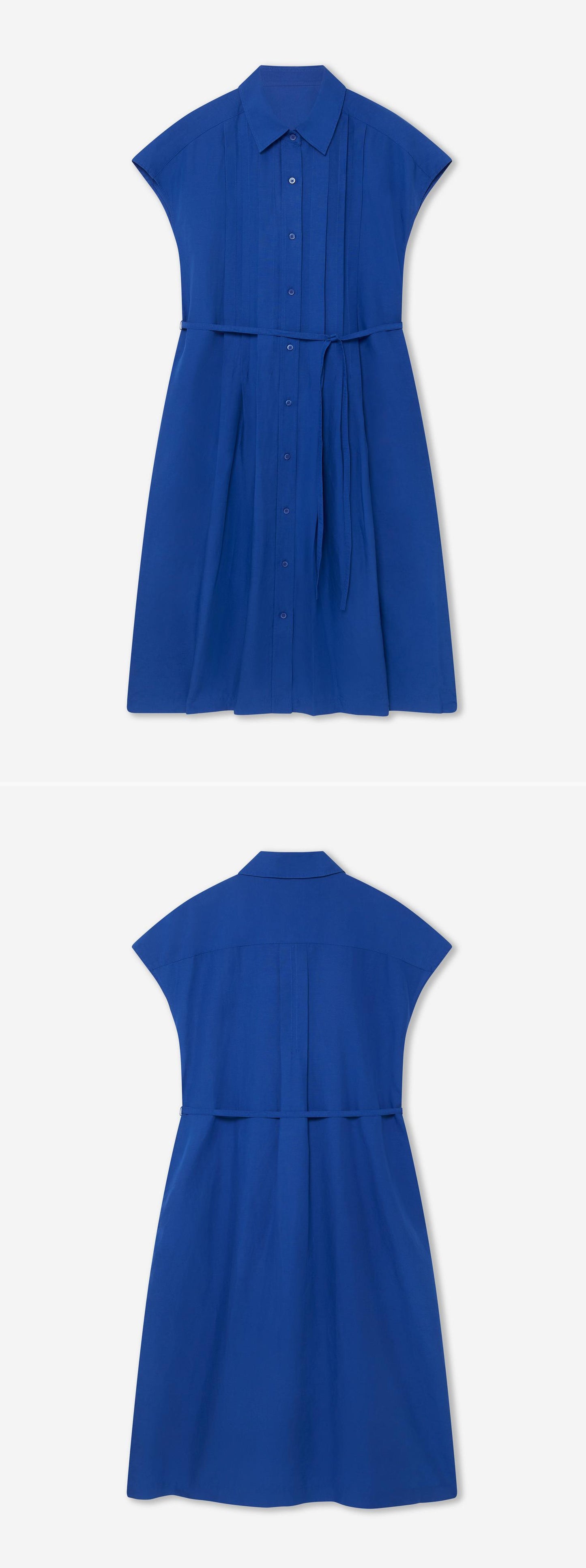BLUE_DRESS - Hanging - 2 x Shots - Front + Back