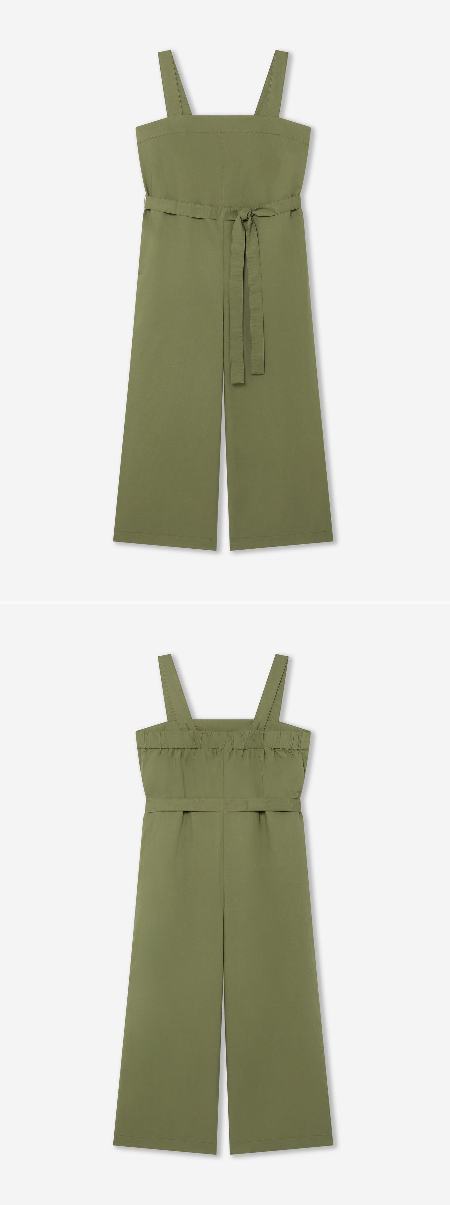 GREEN_JUMPSUIT - Hanging - 2 x Shots - Front + Back