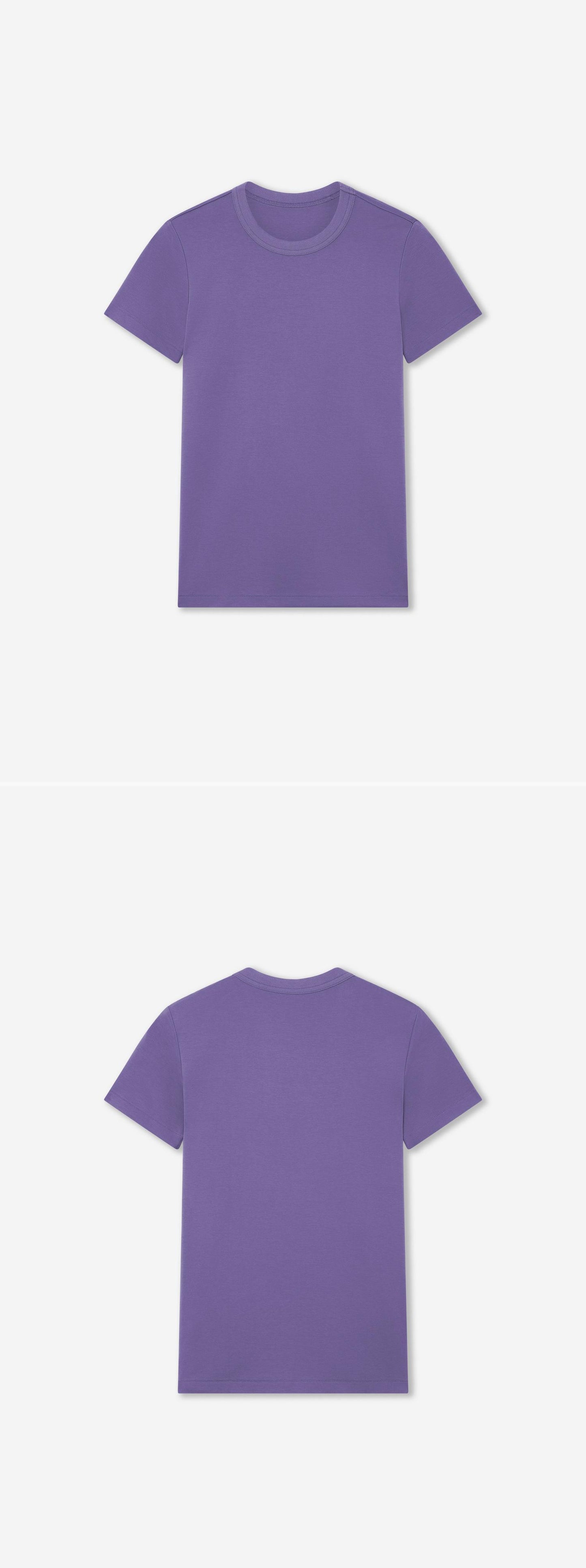 PURPLE_TSHIRT - Hanging - 2 x Shots - Front + Back