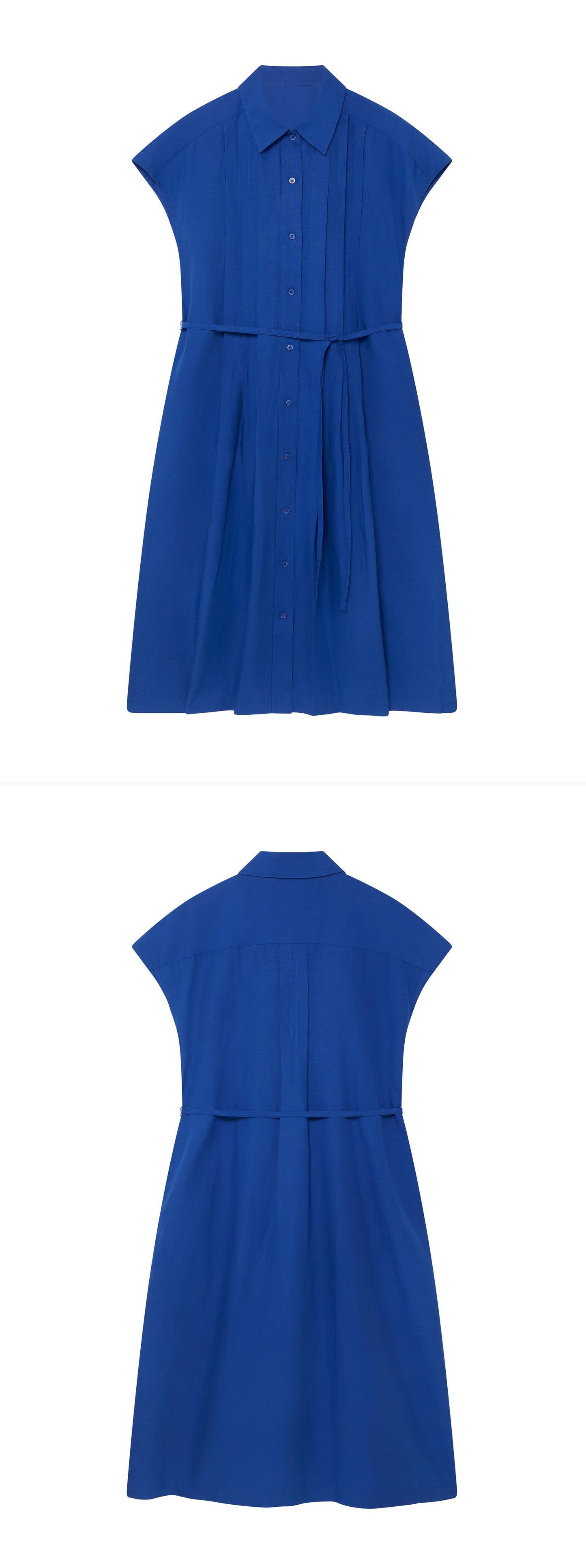 BLUE_DRESS - Hanging - 2 x Shots - Front + Back