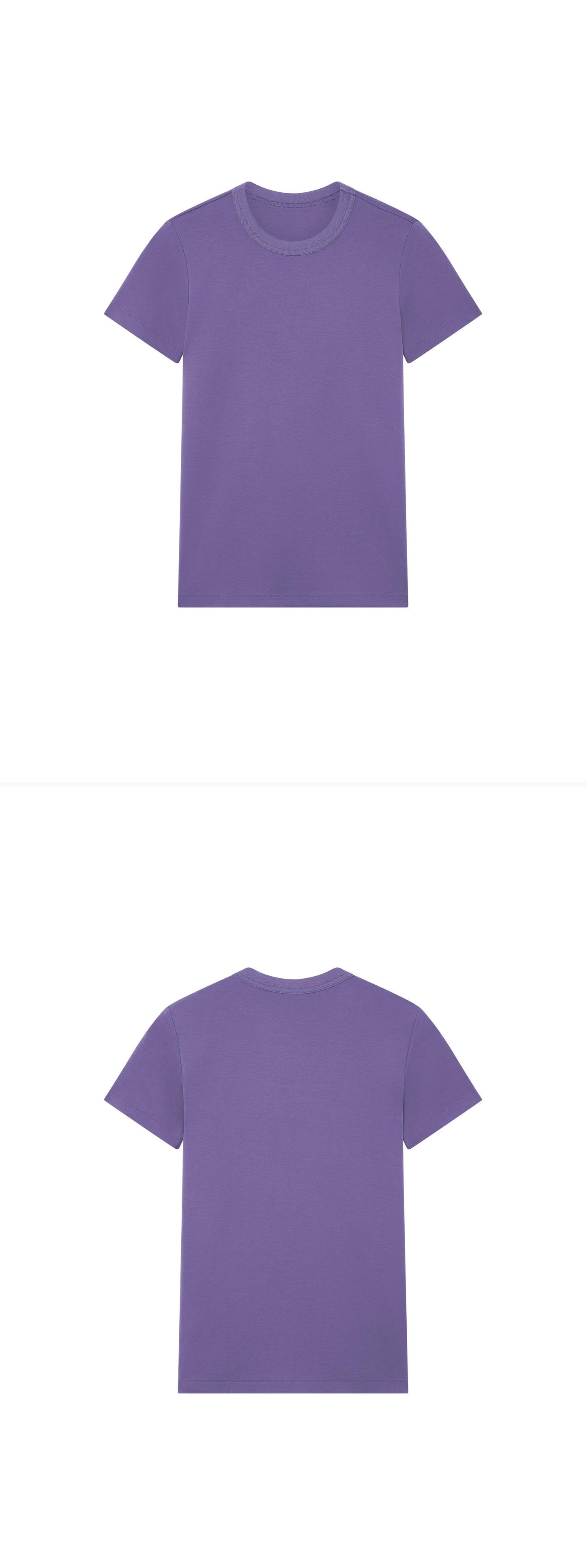 PURPLE_TSHIRT - Hanging - 2 x Shots - Front + Back