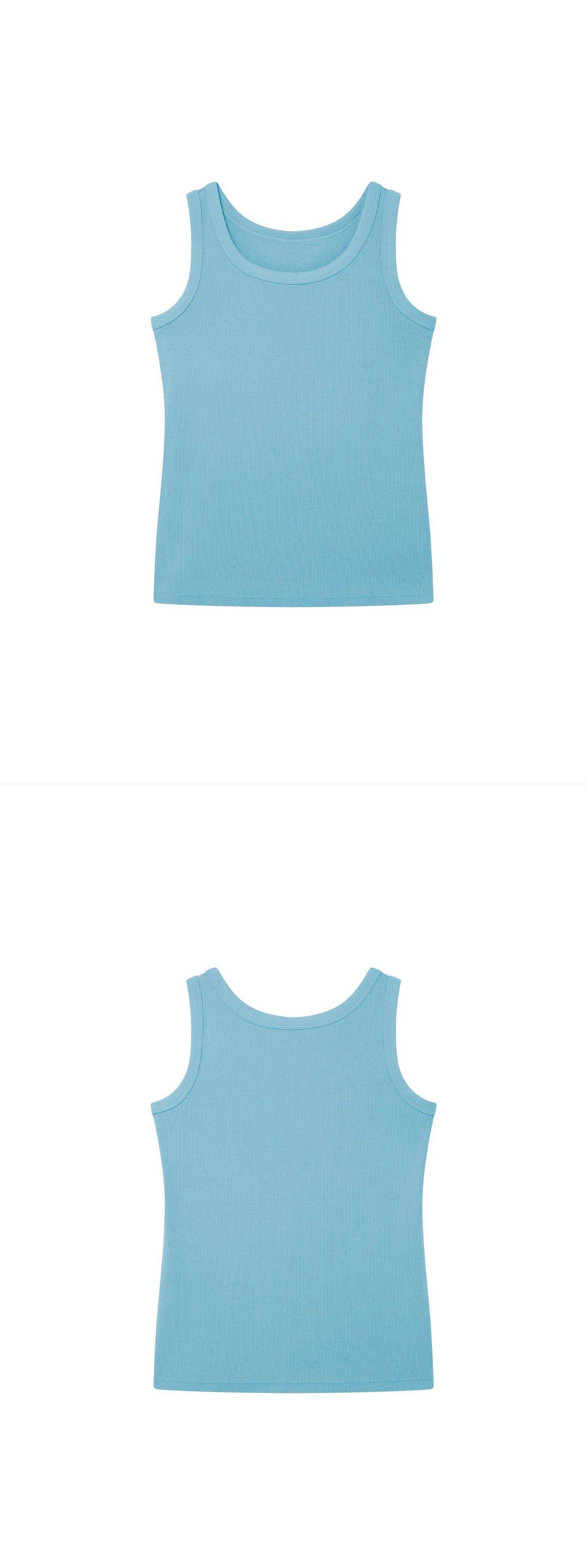 TURQUOISE_VEST - Hanging - 2 x Shots - Front + Back