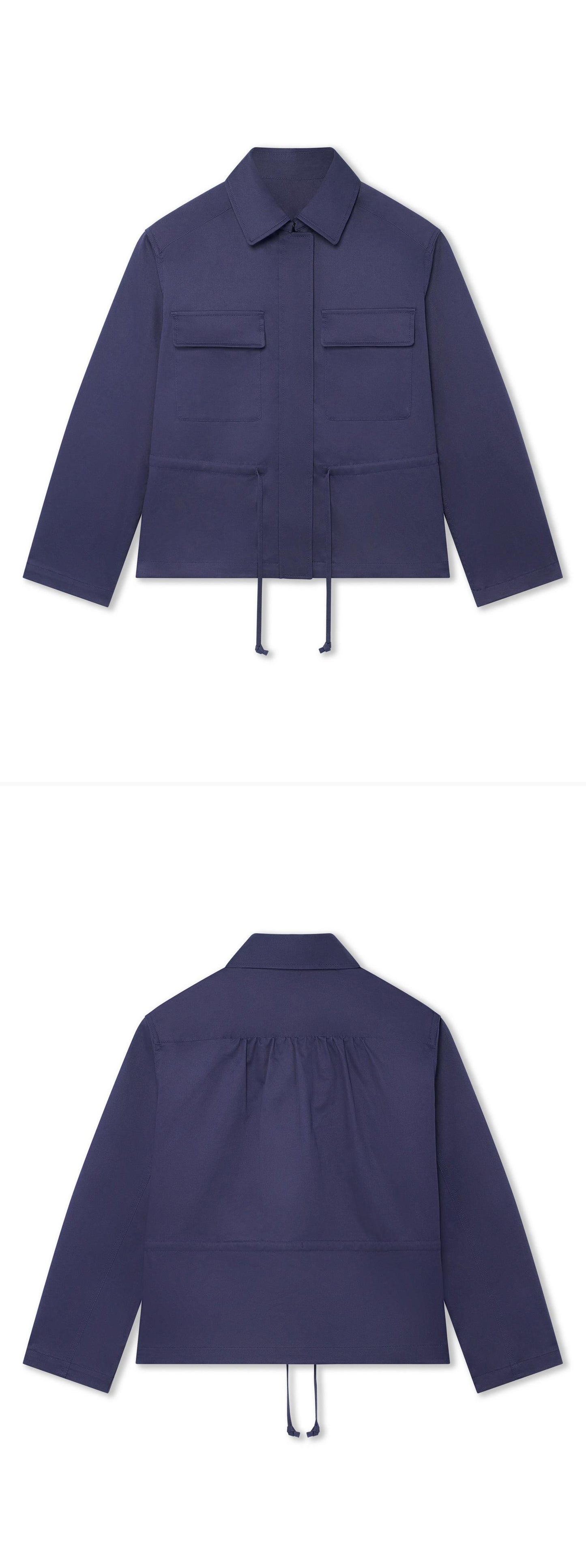 BLUE_JACKET - Hanging - 2 x Shots - Front + Back