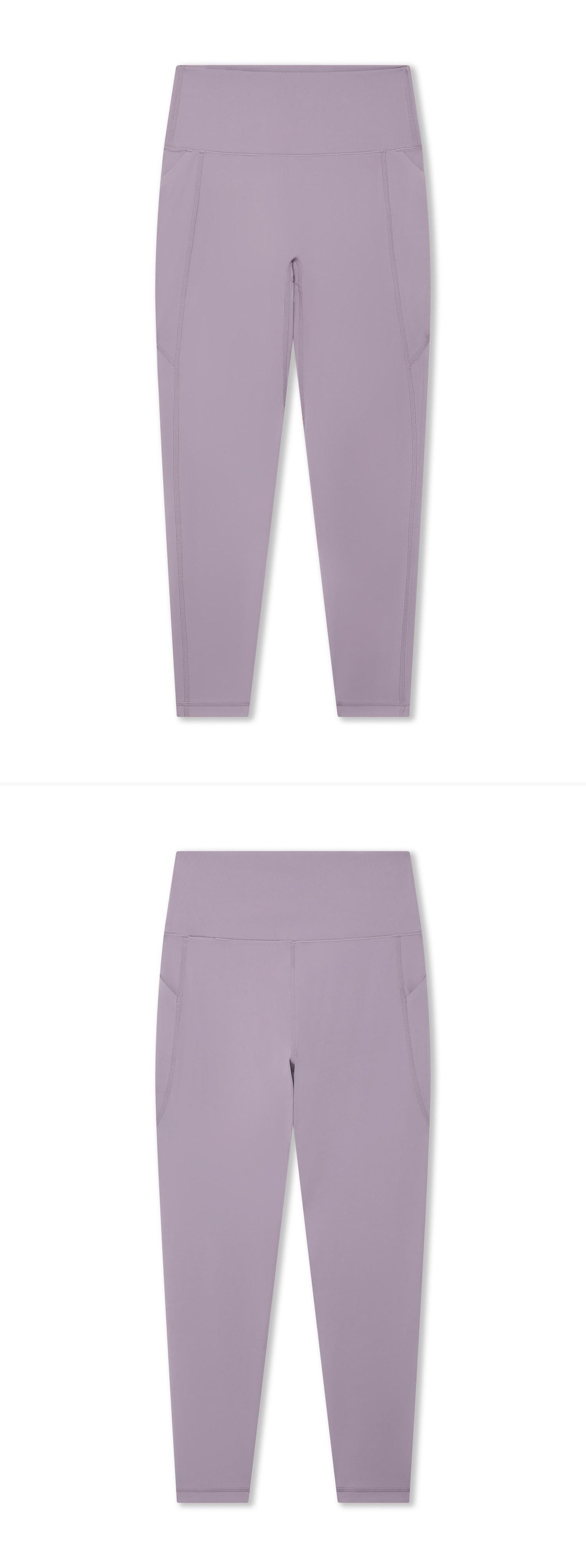 LILAC_LEGGINGS - Hanging - 2 x Shots - Front + Back