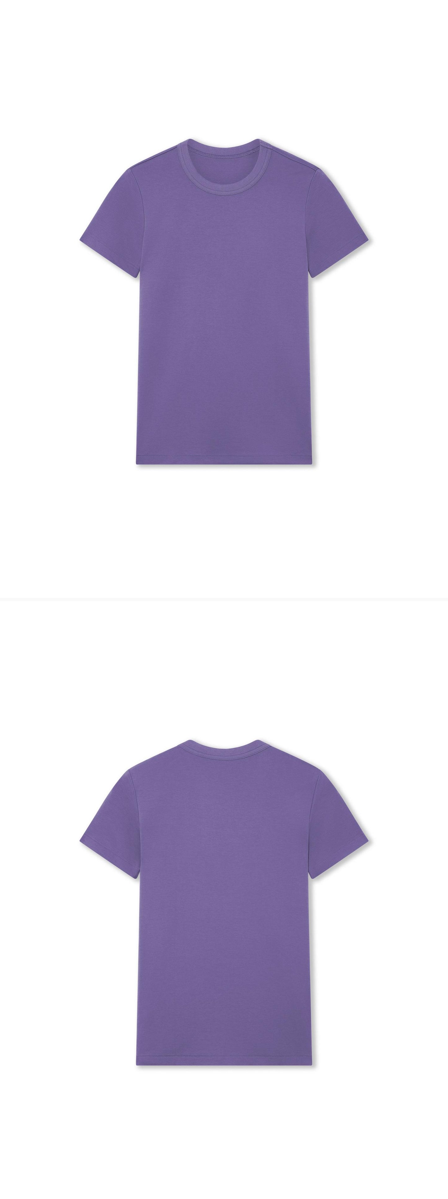 PURPLE_TSHIRT - Hanging - 2 x Shots - Front + Back