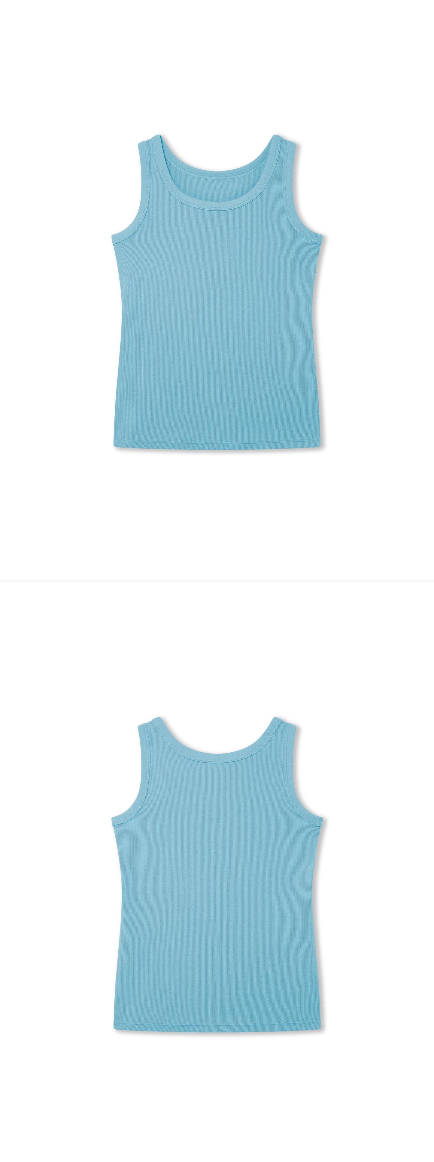 TURQUOISE_VEST - Hanging - 2 x Shots - Front + Back