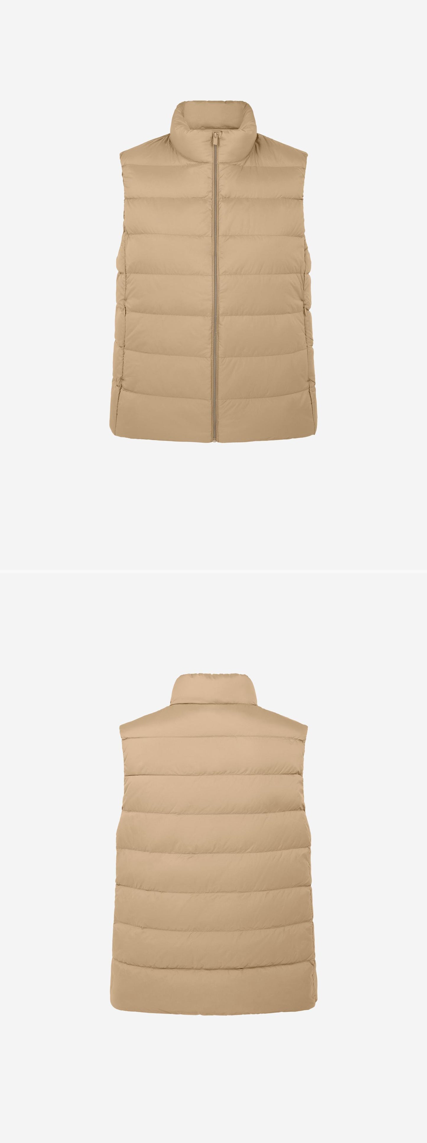 BEIGE_GILLET - Mannequin - 2 x Shots - Front + Back