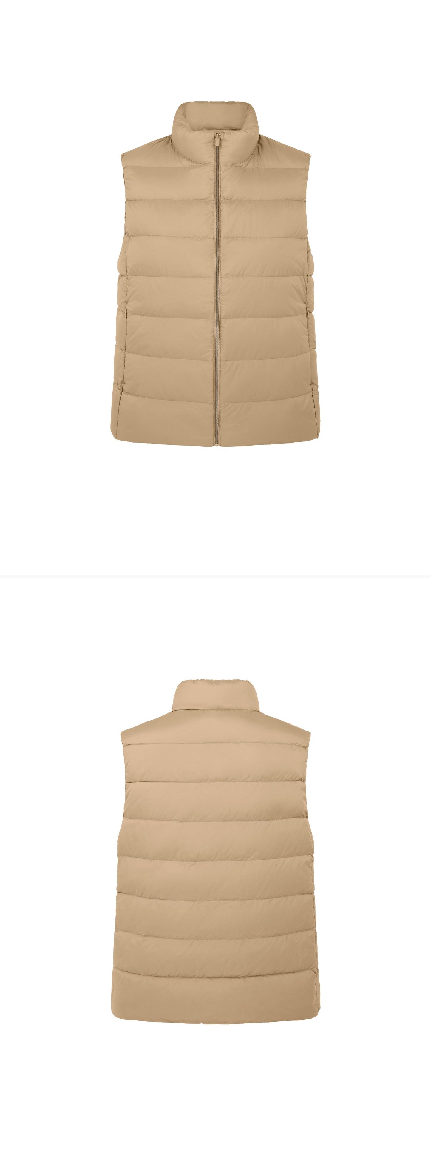 BEIGE_GILLET - Mannequin - 2 x Shots - Front + Back