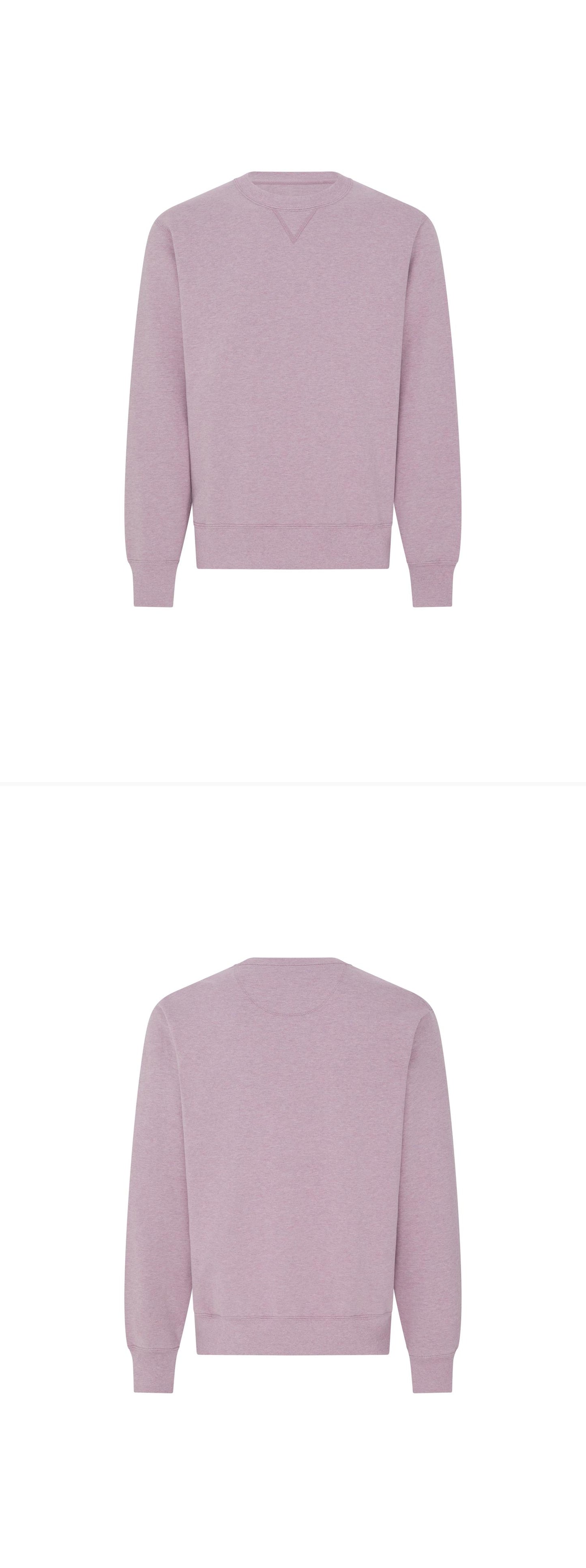 PURPLE_SWEATSHIRT - Mannequin - 2 x Shots - Front + Back