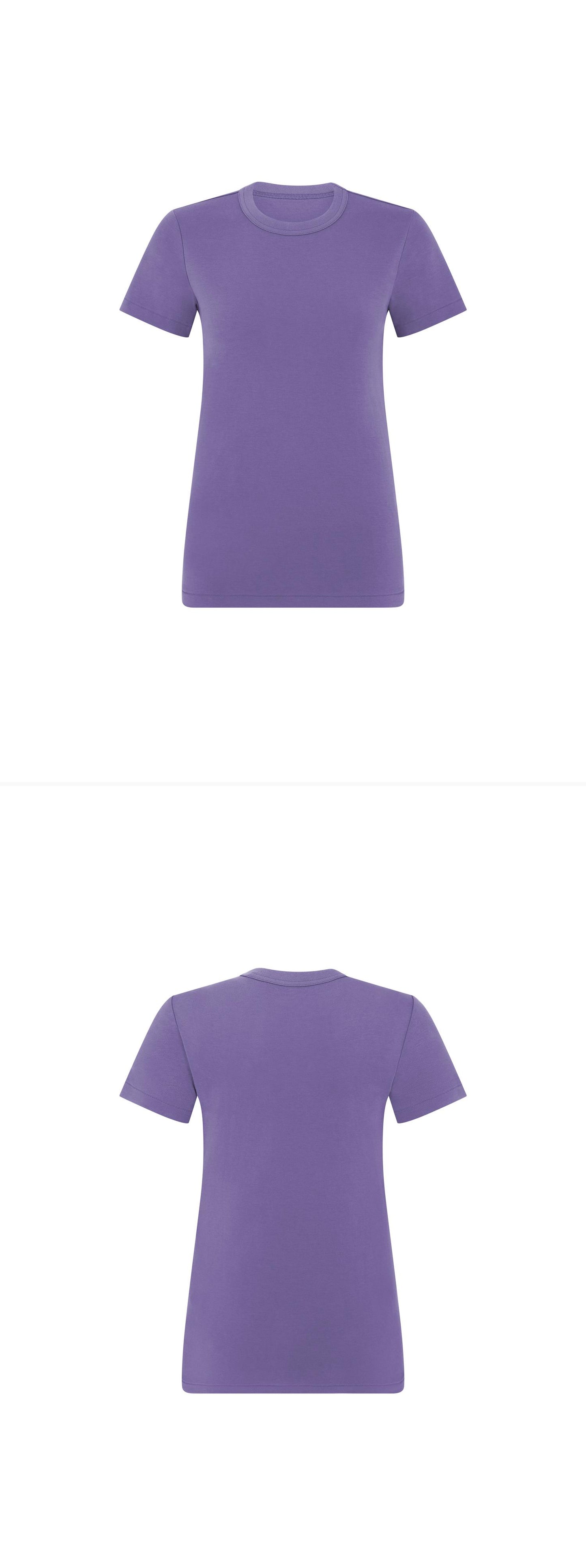 PURPLE_TSHIRT - Mannequin - 2 x Shots - Front + Back