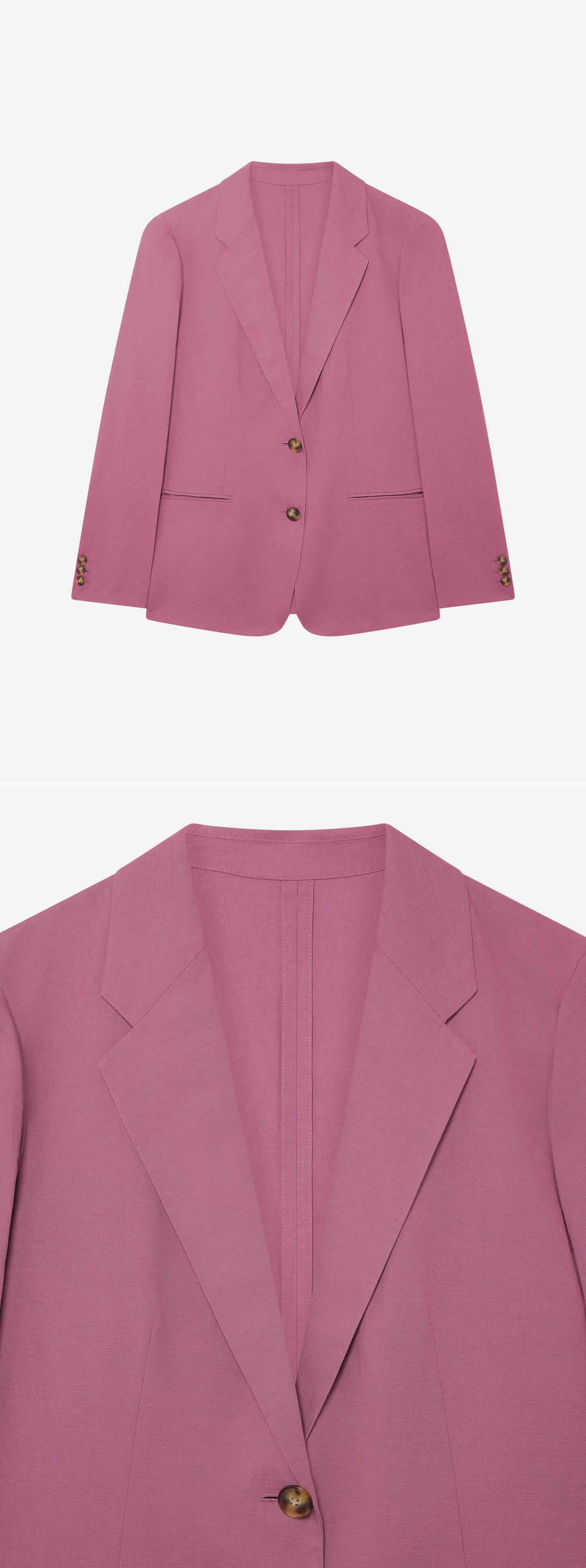 PINK_BLAZER - Hanging - 2 x Shots - Front + Detail A