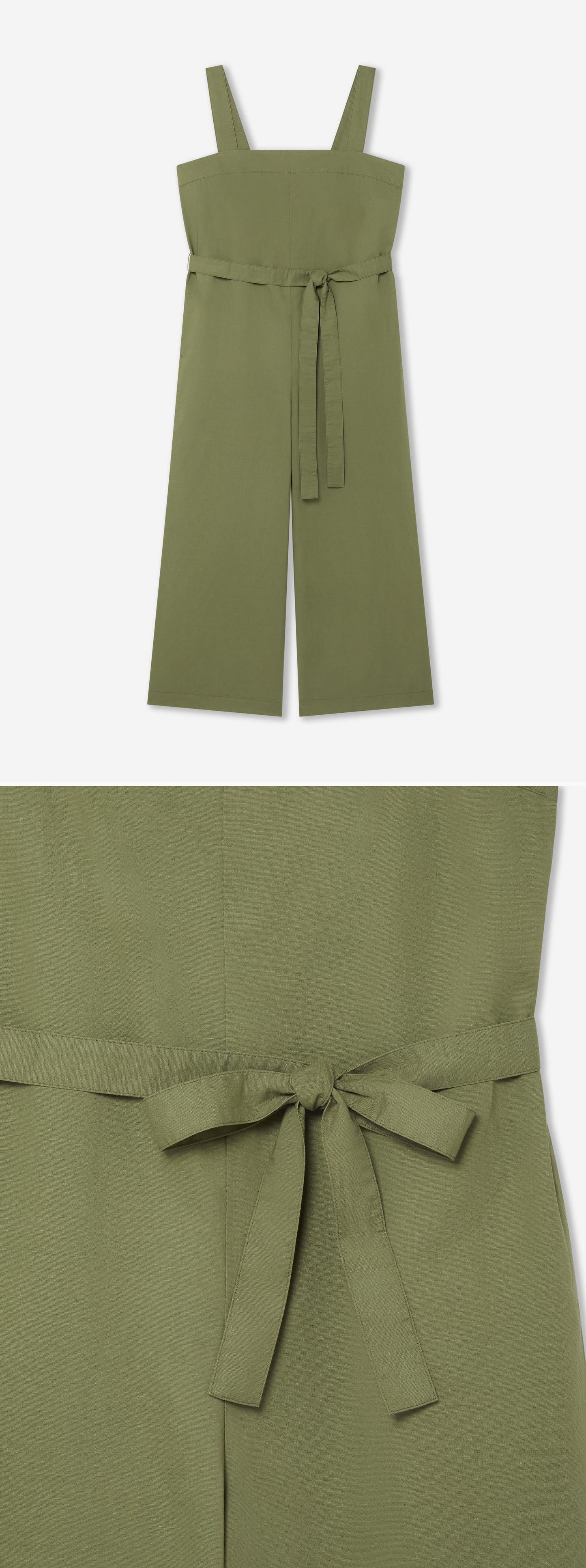 GREEN_JUMPSUIT - Hanging - 2 x Shots - Front + Detail A