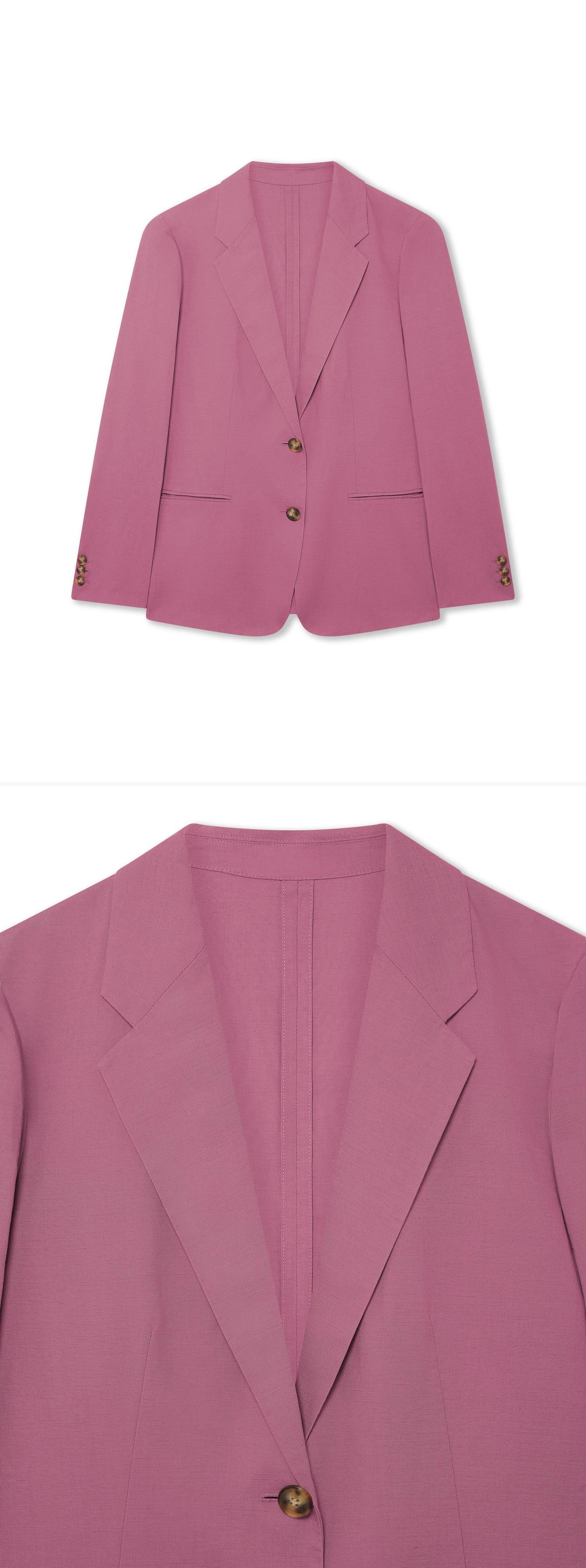 PINK_BLAZER - Hanging - 2 x Shots - Front + Detail A