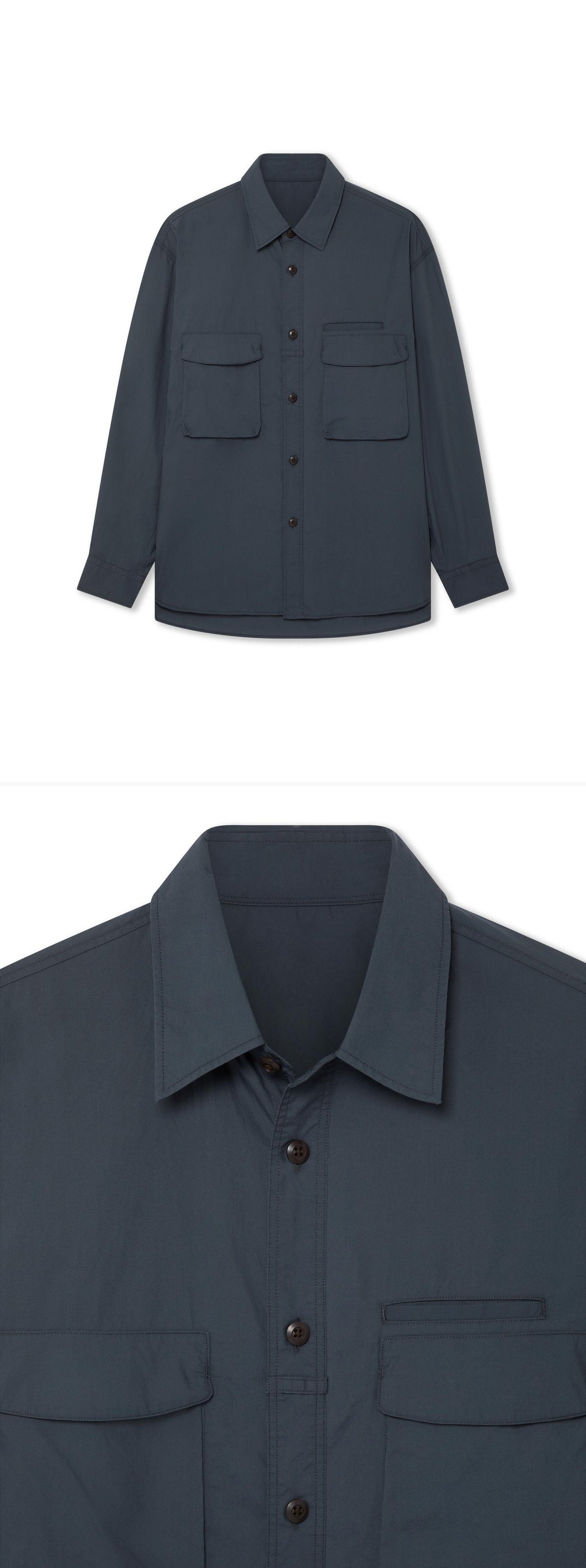 POCKET_SHIRT - Hanging - 2 x Shots - Front + Detail A