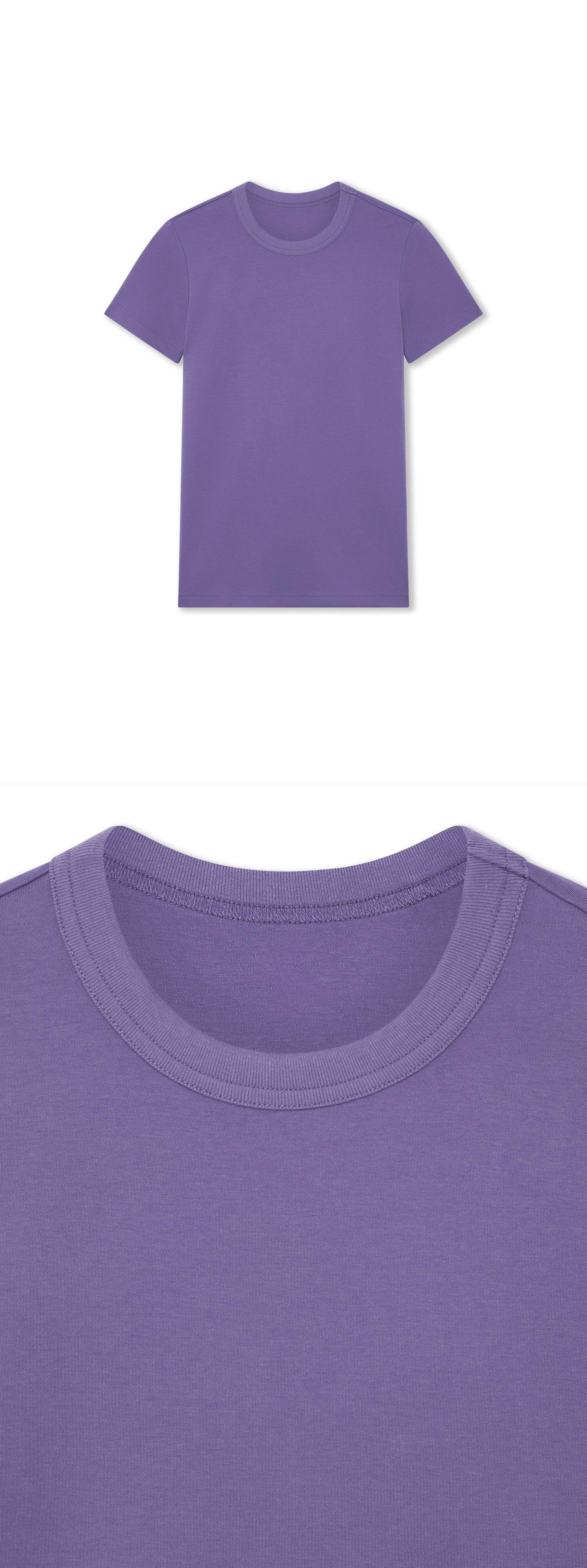 PURPLE_TSHIRT - Hanging - 2 x Shots - Front + Detail A