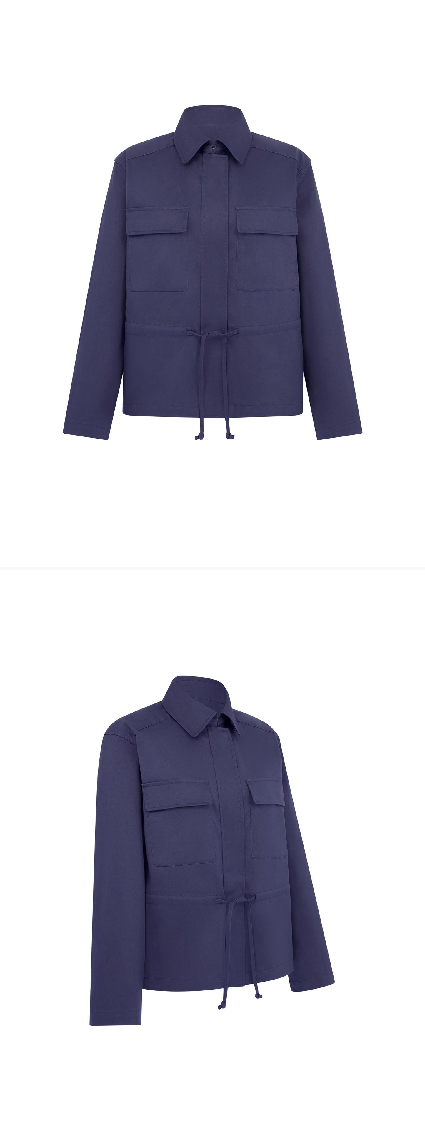 BLUE_JACKET - Mannequin - 2 x Shots - Front + Angle