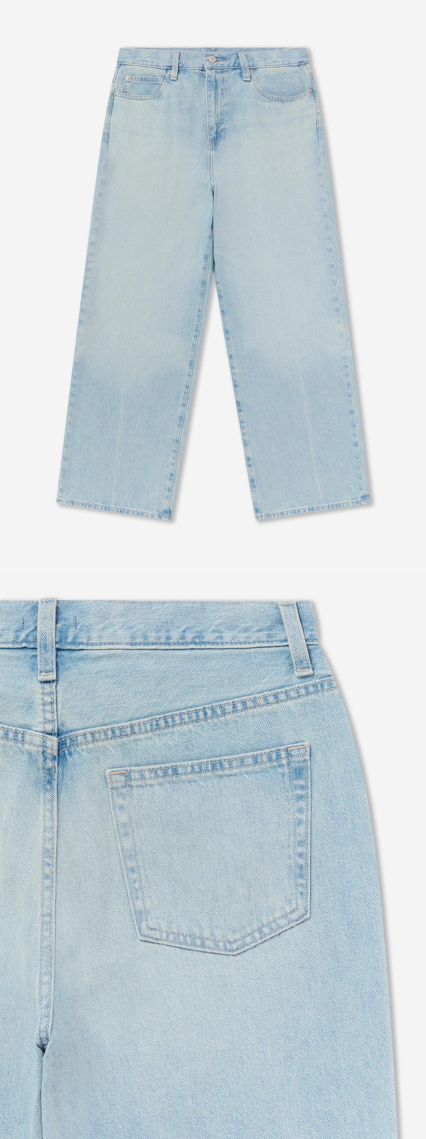 DENIM_JEANS - Flat Lay - 2 x Shots - Front + Detail B