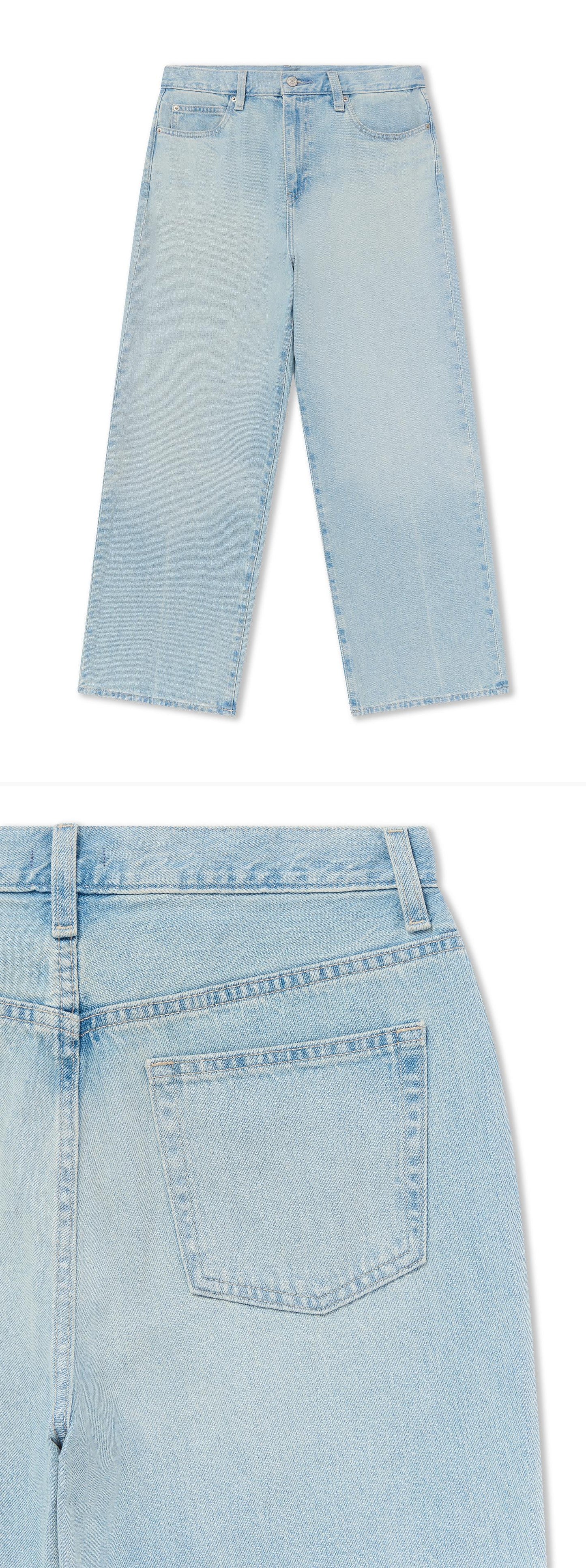 DENIM_JEANS - Flat Lay - 2 x Shots - Front + Detail B