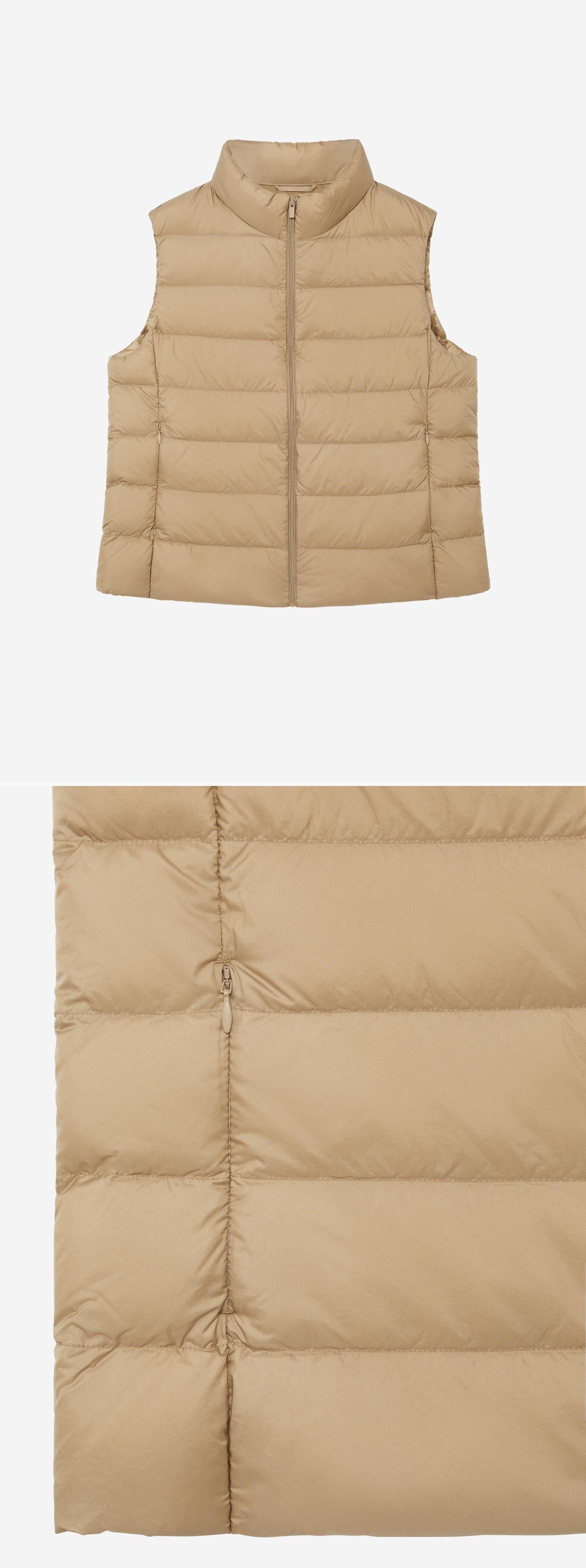 BEIGE_GILLET - Hanging - 2 x Shots - Front + Detail B