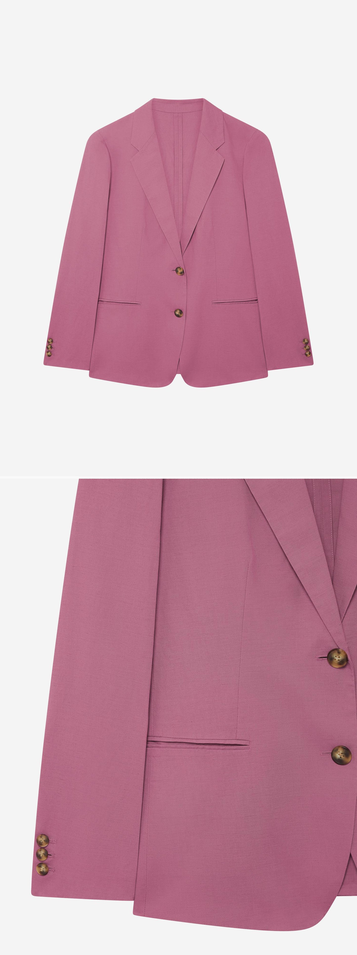 PINK_BLAZER - Hanging - 2 x Shots - Front + Detail B