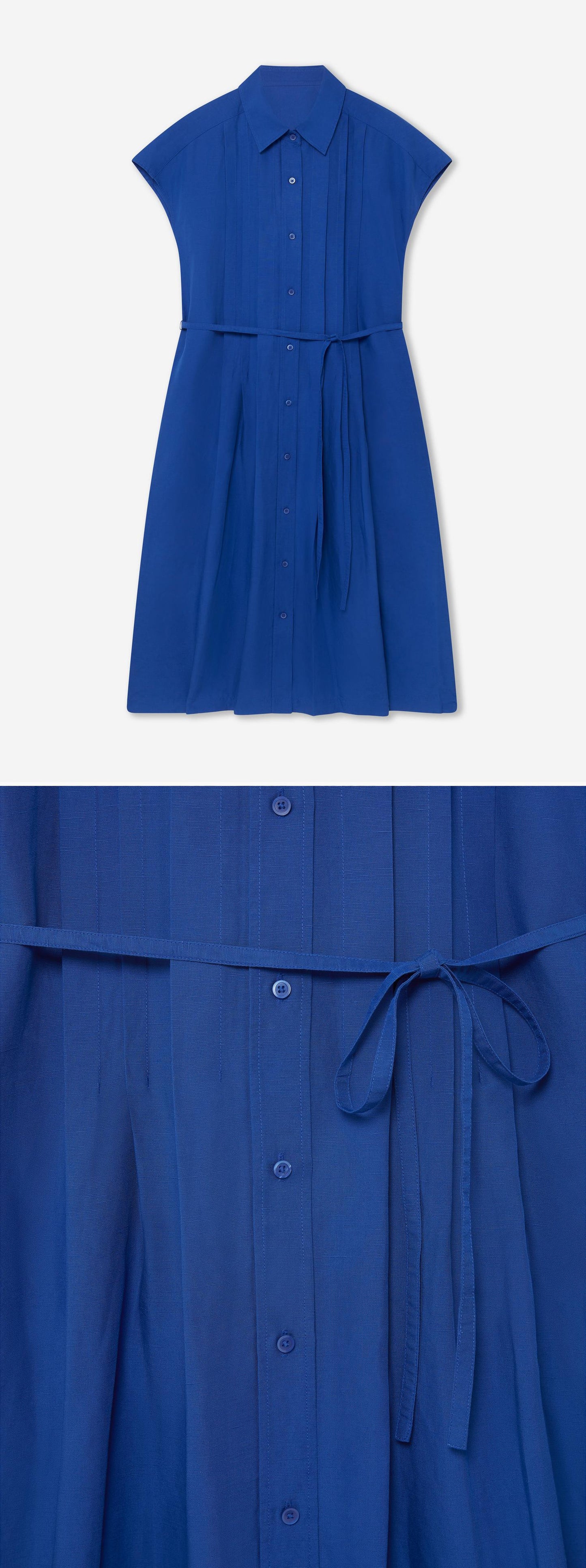 BLUE_DRESS - Hanging - 2 x Shots - Front + Detail B