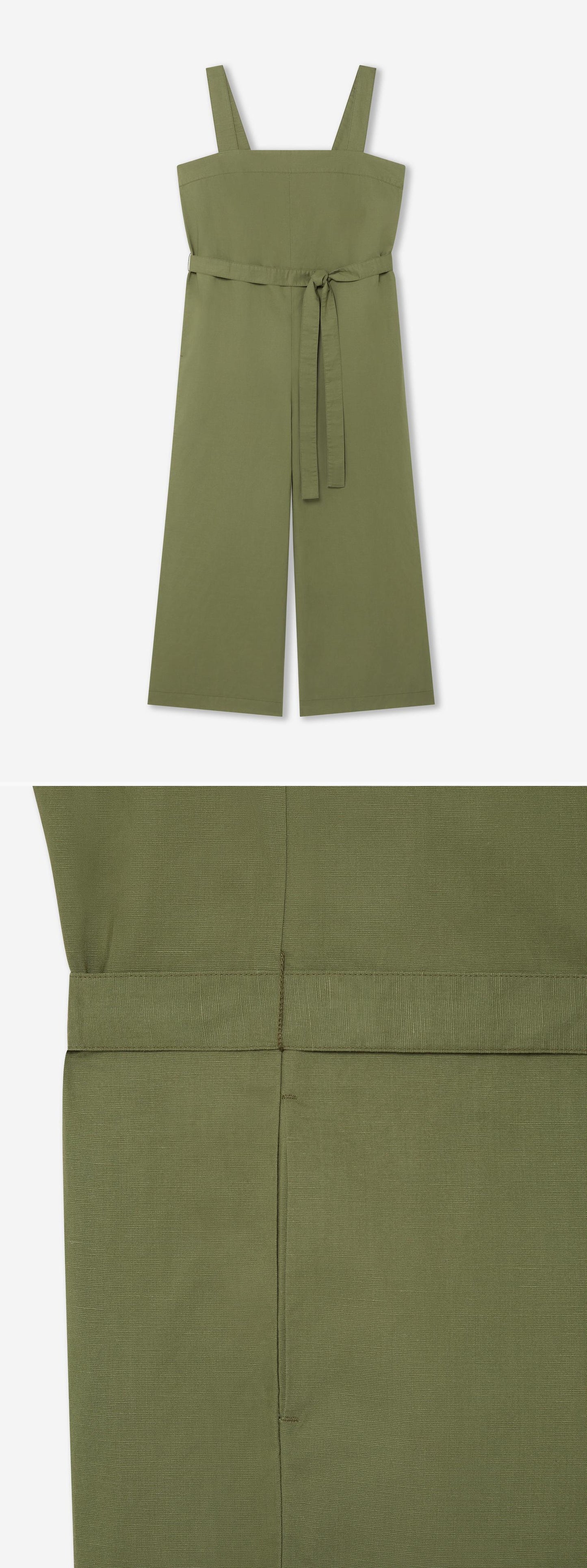 GREEN_JUMPSUIT - Hanging - 2 x Shots - Front + Detail B
