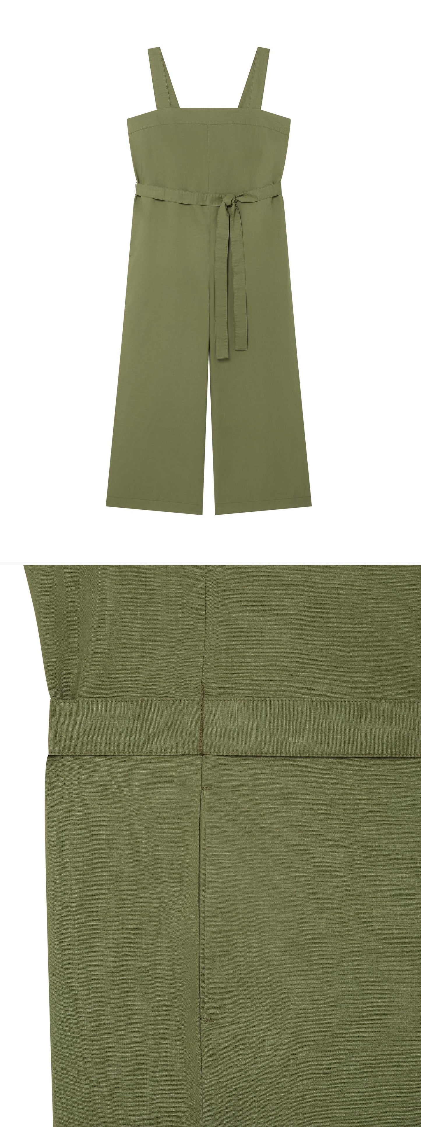 GREEN_JUMPSUIT - Hanging - 2 x Shots - Front + Detail B