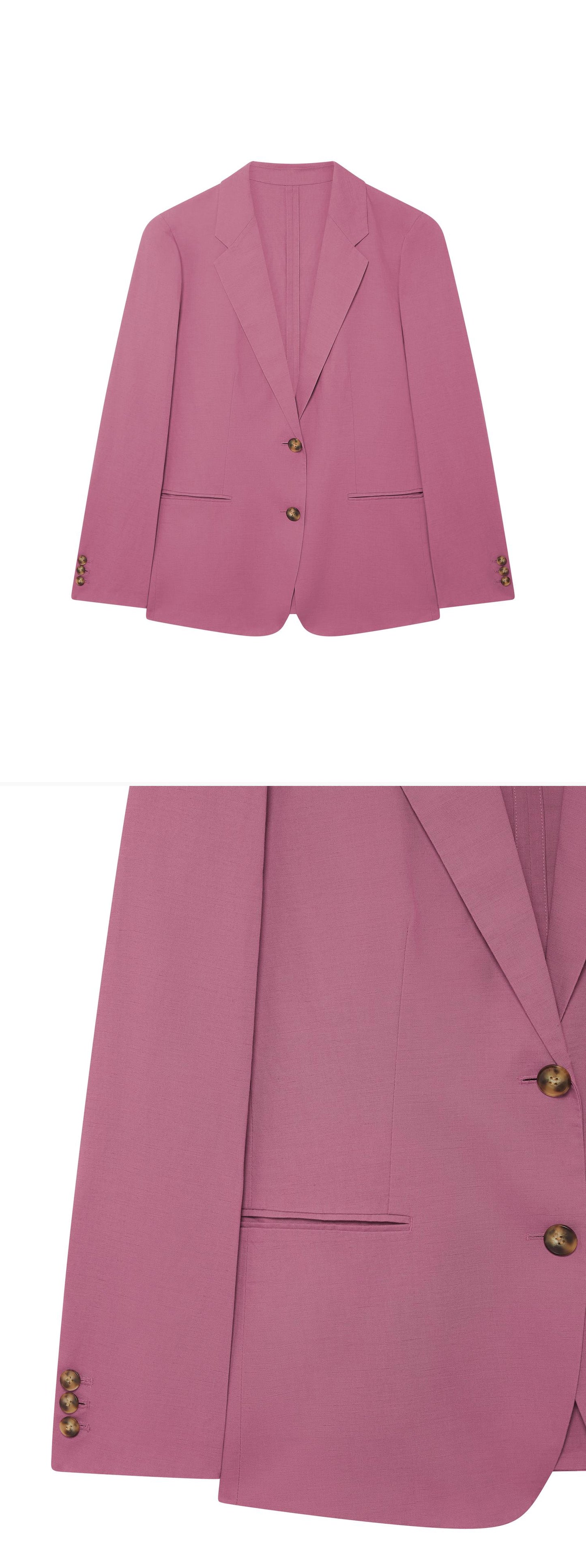 PINK_BLAZER - Hanging - 2 x Shots - Front + Detail B