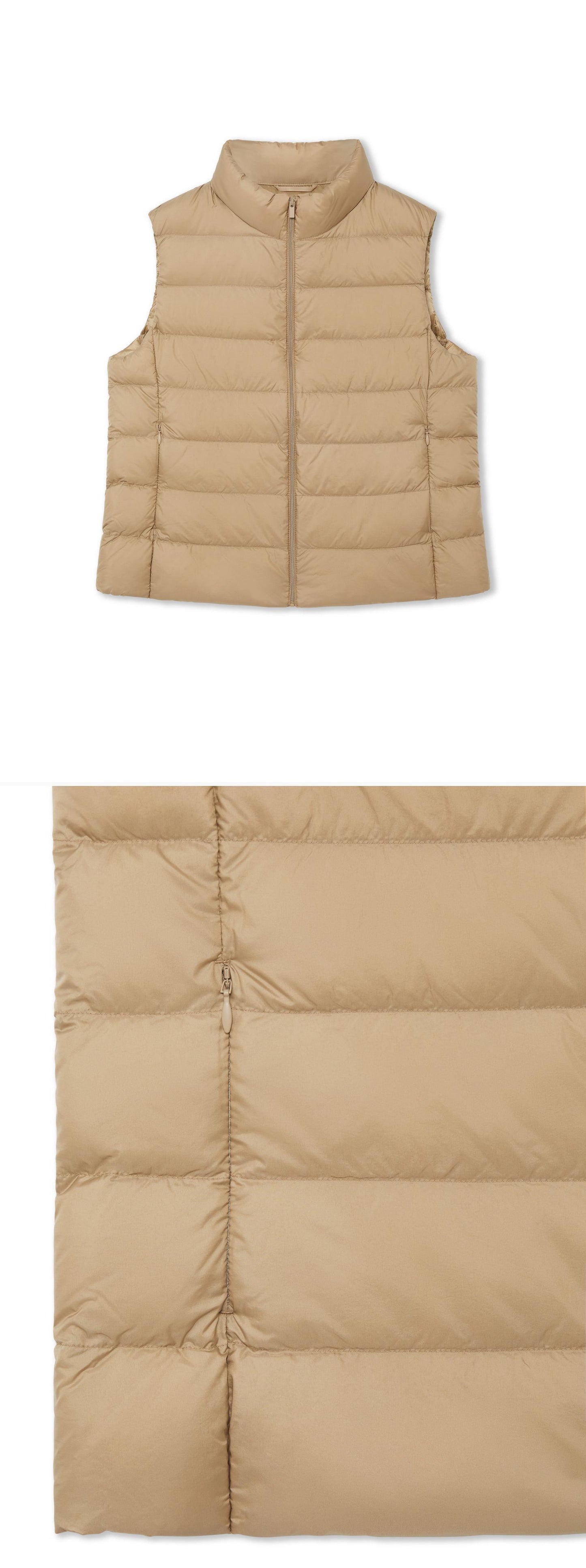 BEIGE_GILLET - Hanging - 2 x Shots - Front + Detail B