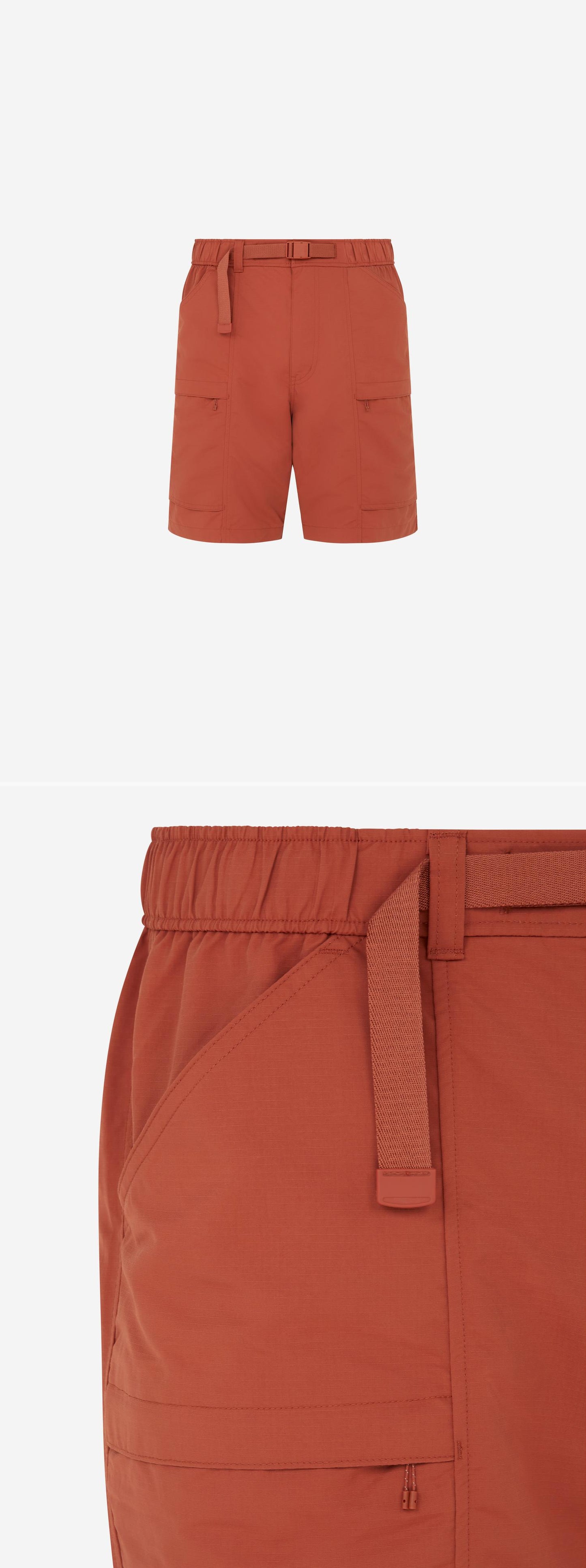 ORANGE_SHORT - Mannequin - 2 x Shots - Front + Detail A