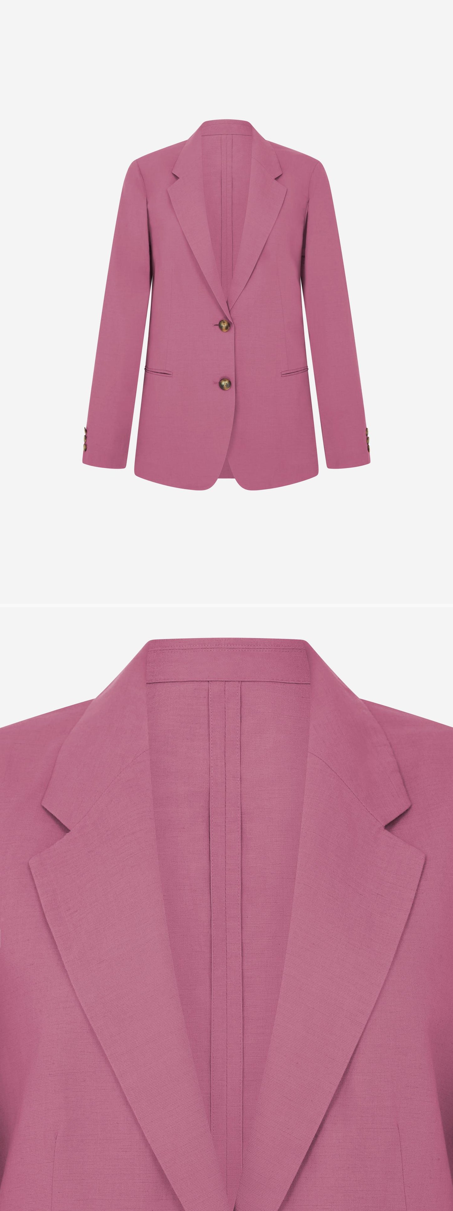 PINK_BLAZER - Mannequin - 2 x Shots - Front + Detail A