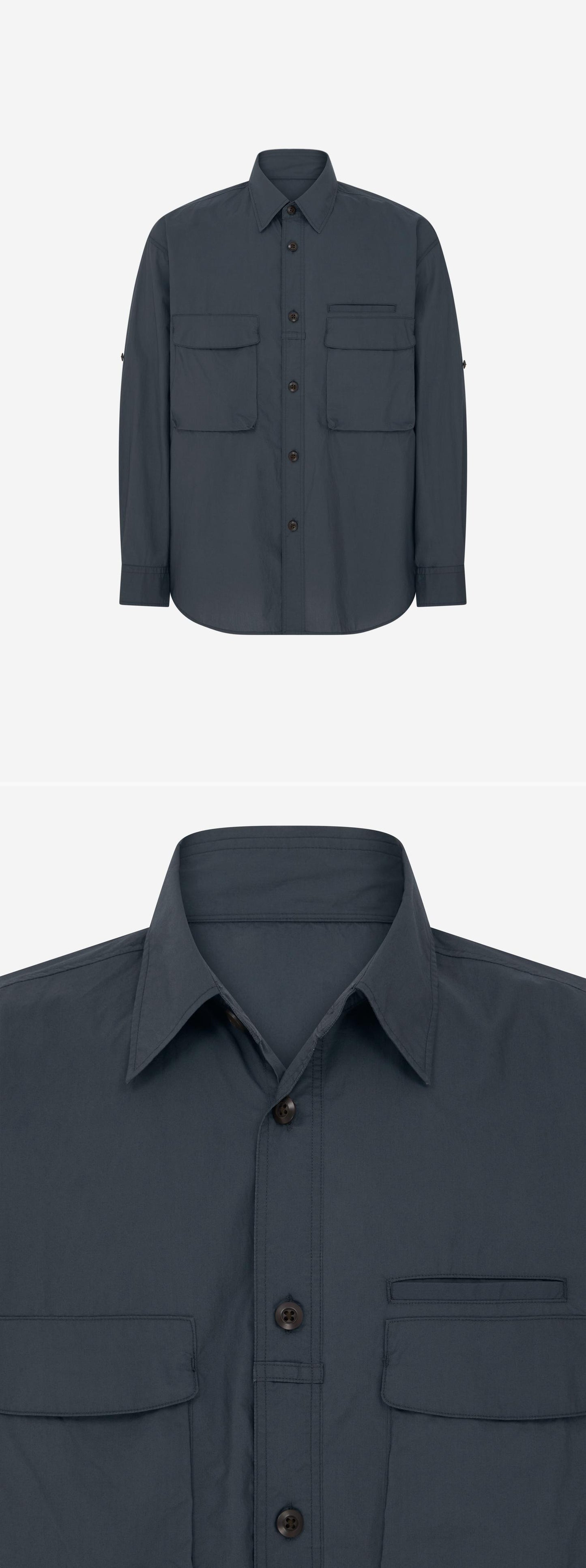 POCKET_SHIRT - Mannequin - 2 x Shots - Front + Detail A