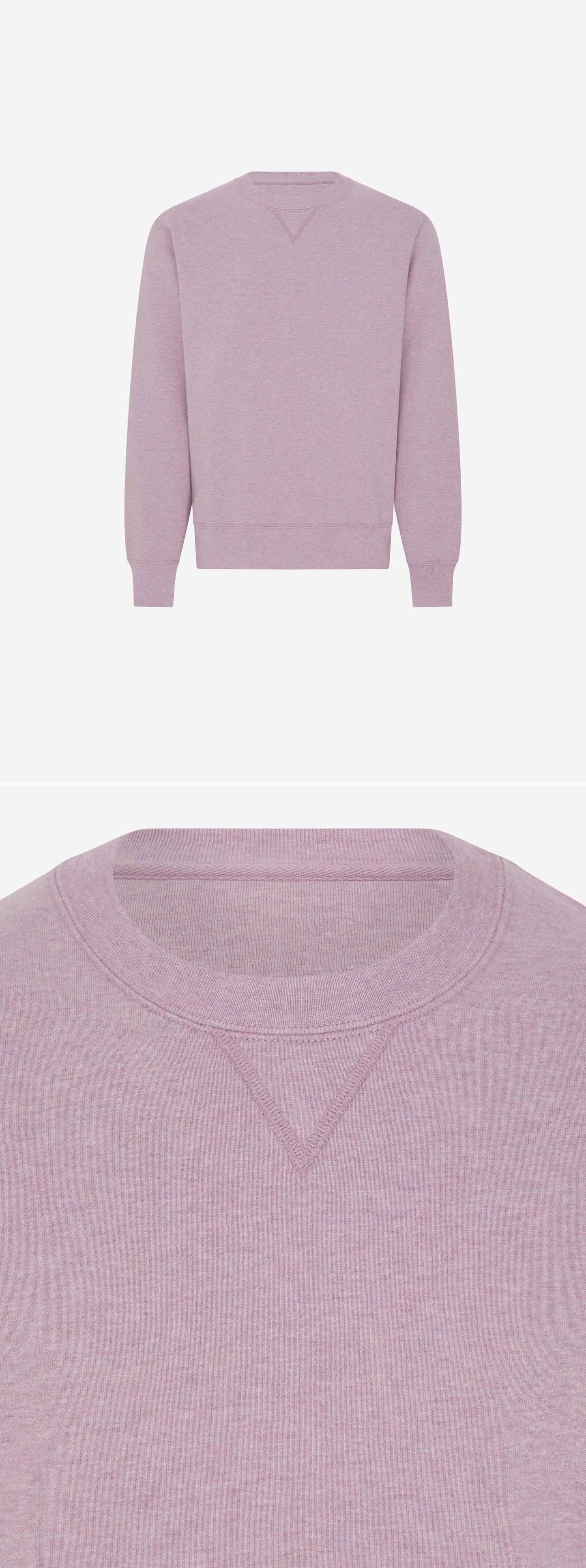 PURPLE_SWEATSHIRT - Mannequin - 2 x Shots - Front + Detail A
