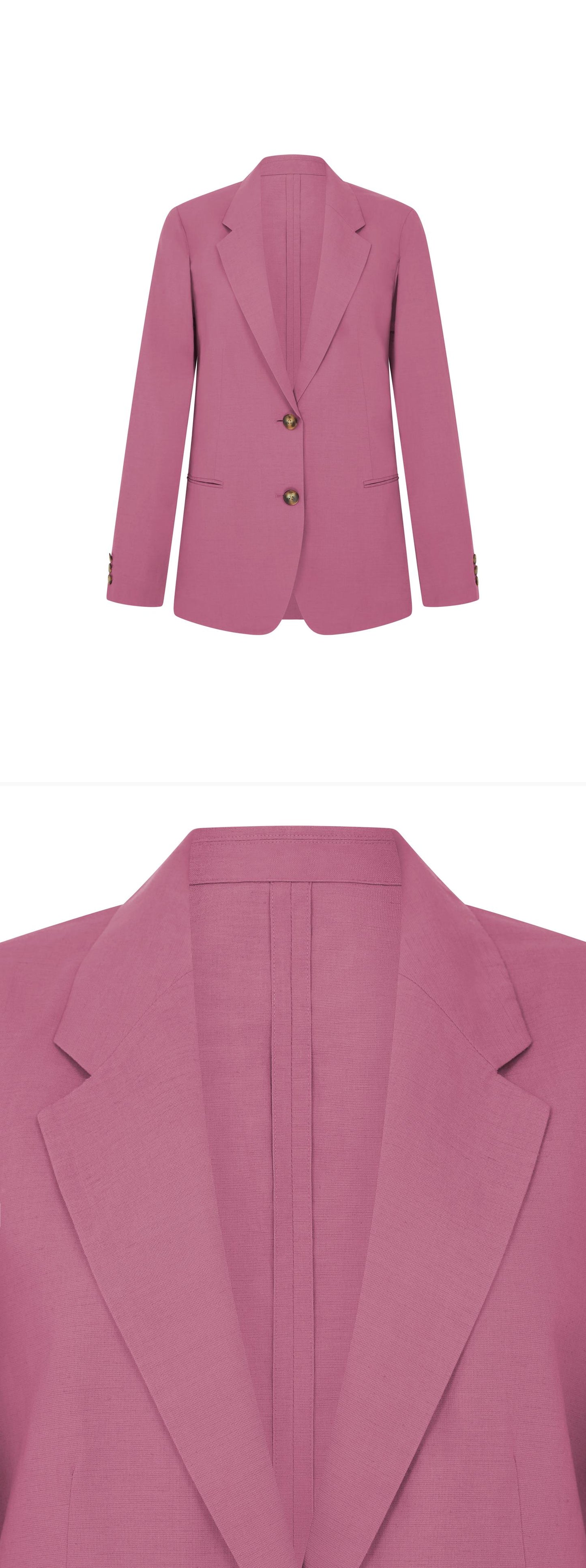 PINK_BLAZER - Mannequin - 2 x Shots - Front + Detail A