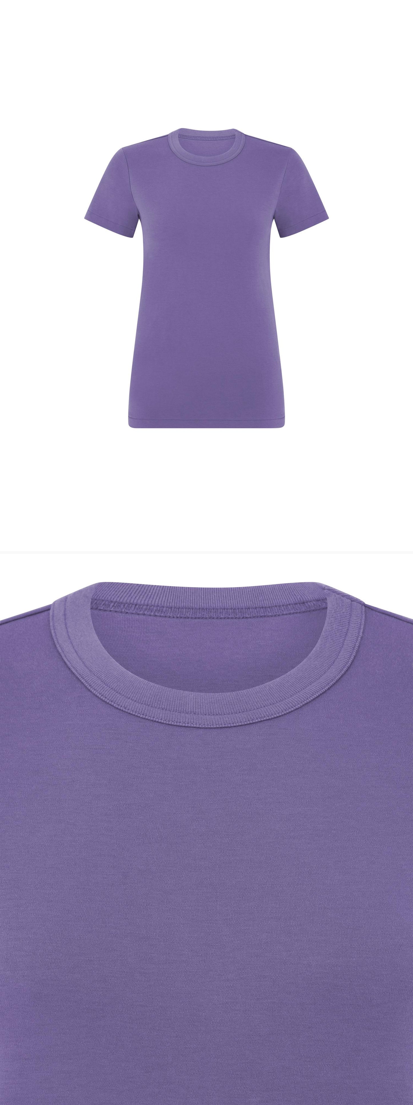 PURPLE_TSHIRT - Mannequin - 2 x Shots - Front + Detail A