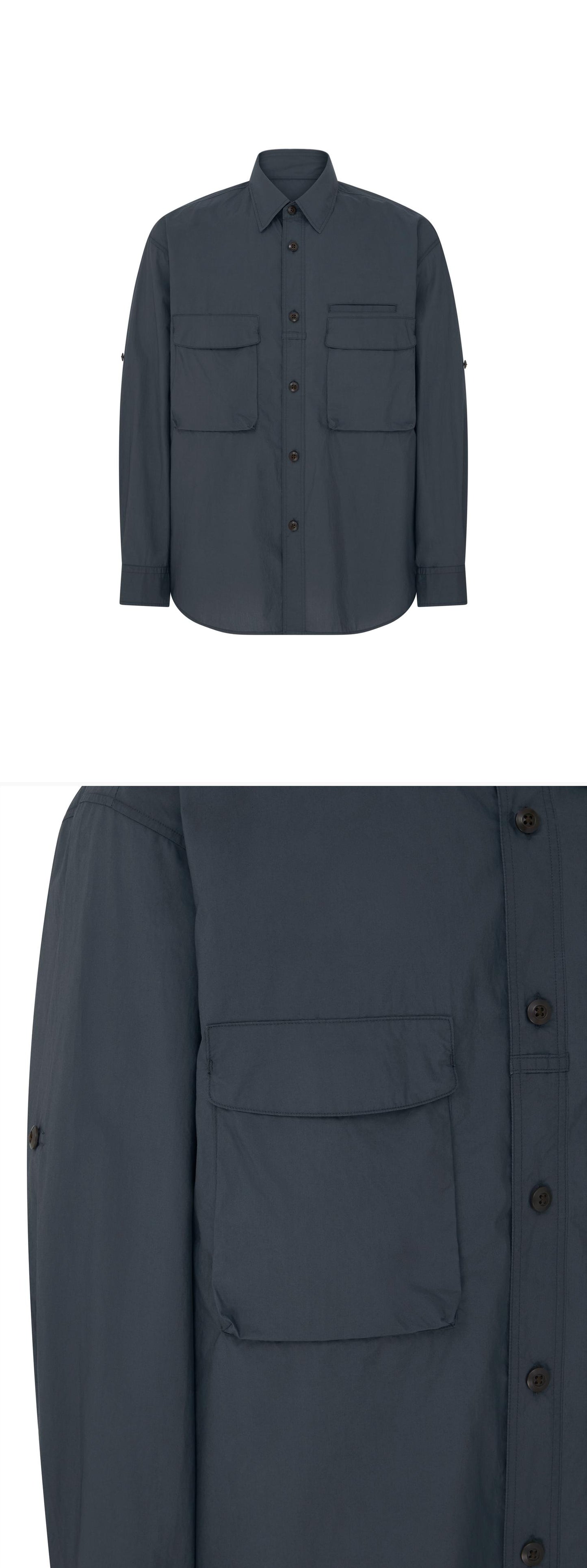 POCKET_SHIRT - Mannequin - 2 x Shots - Front + Detail B