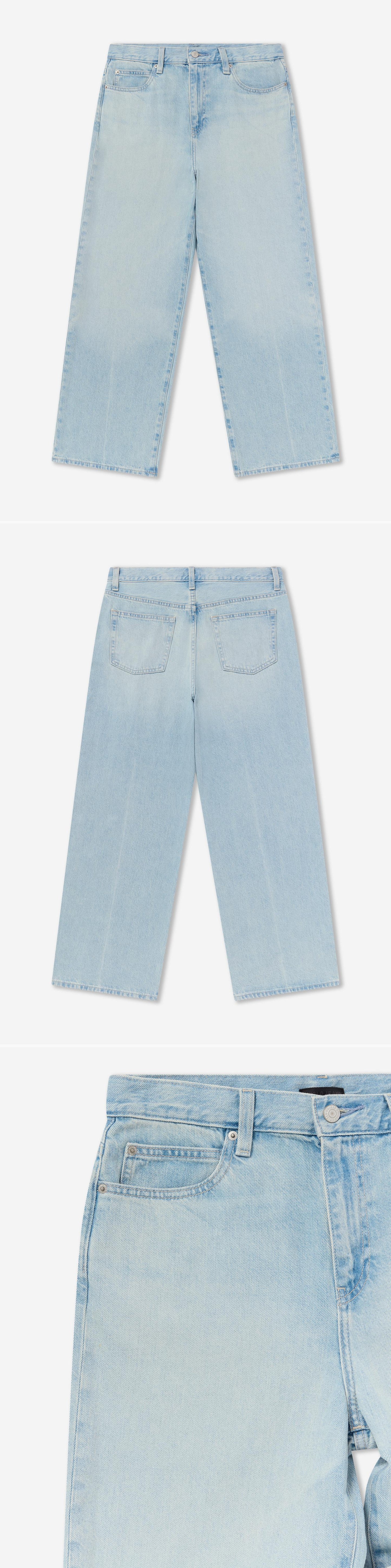 DENIM_JEANS - Flat Lay - 3 x Shots - Front + Back + Detail A