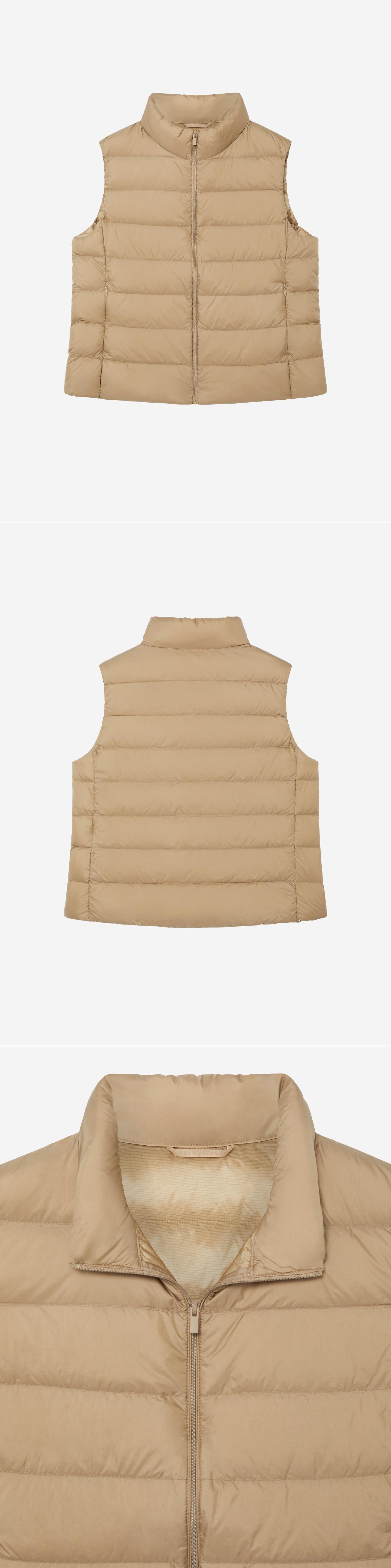 BEIGE_GILLET - Hanging - 3 x Shots - Front + Back + Detail A