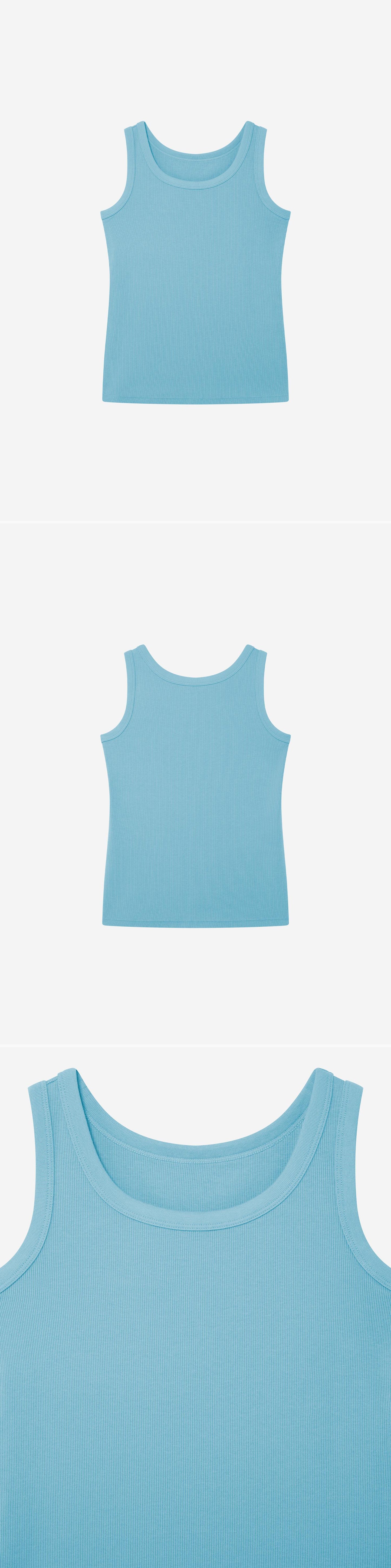 TURQUOISE_VEST - Hanging - 3 x Shots - Front + Back + Detail A