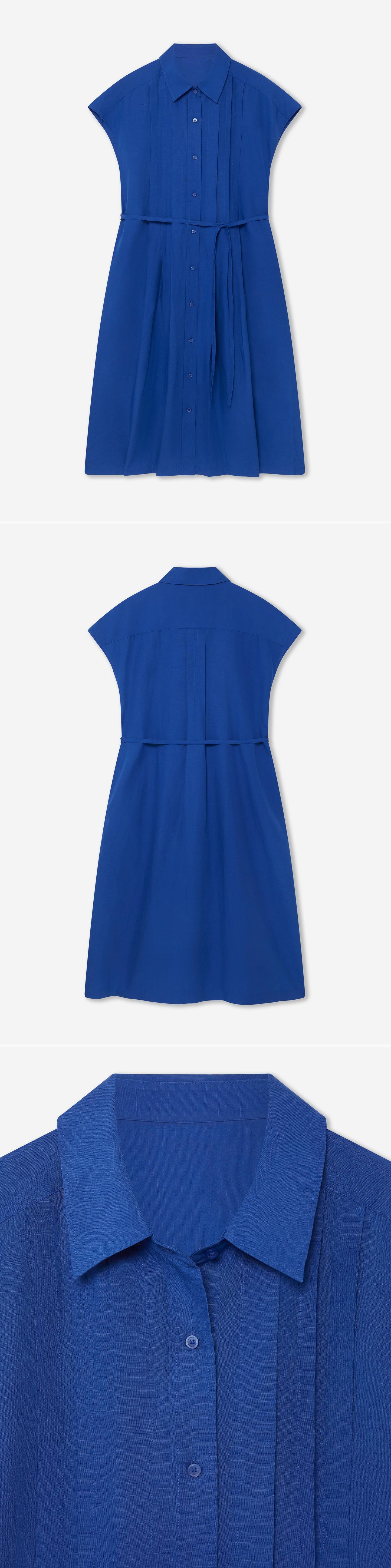 BLUE_DRESS - Hanging - 3 x Shots - Front + Back + Detail A