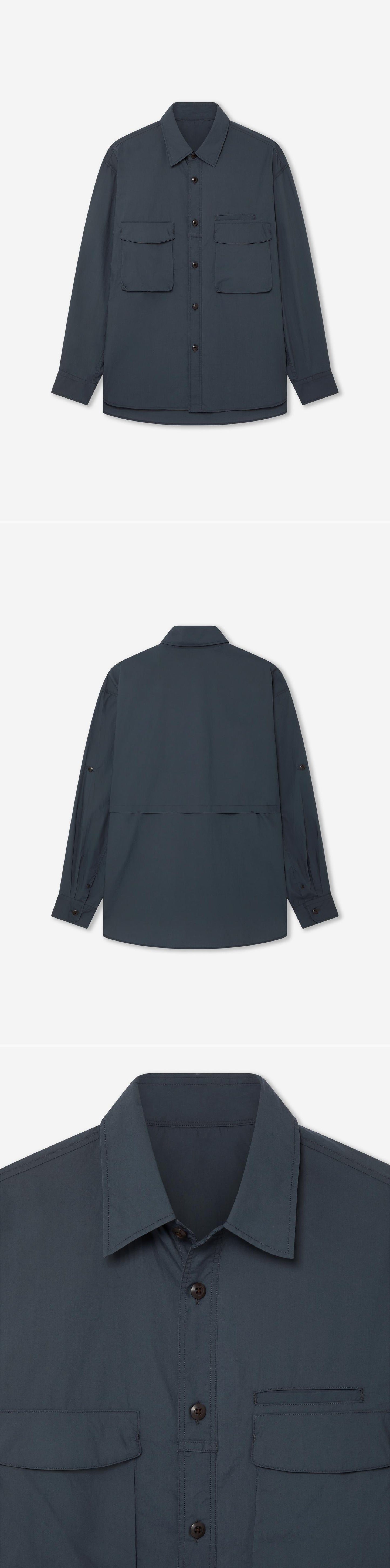 POCKET_SHIRT - Hanging - 3 x Shots - Front + Back + Detail A