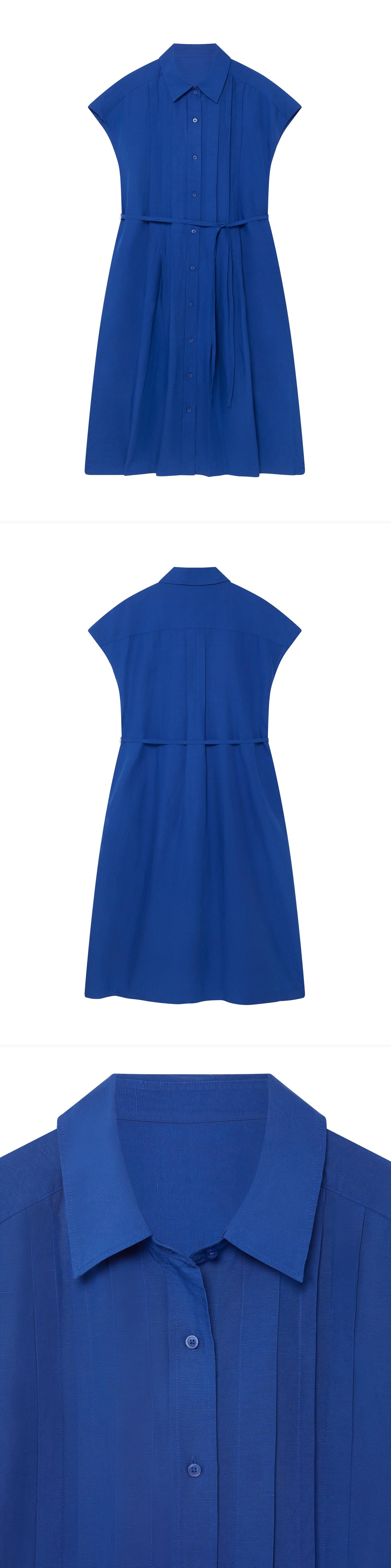 BLUE_DRESS - Hanging - 3 x Shots - Front + Back + Detail A
